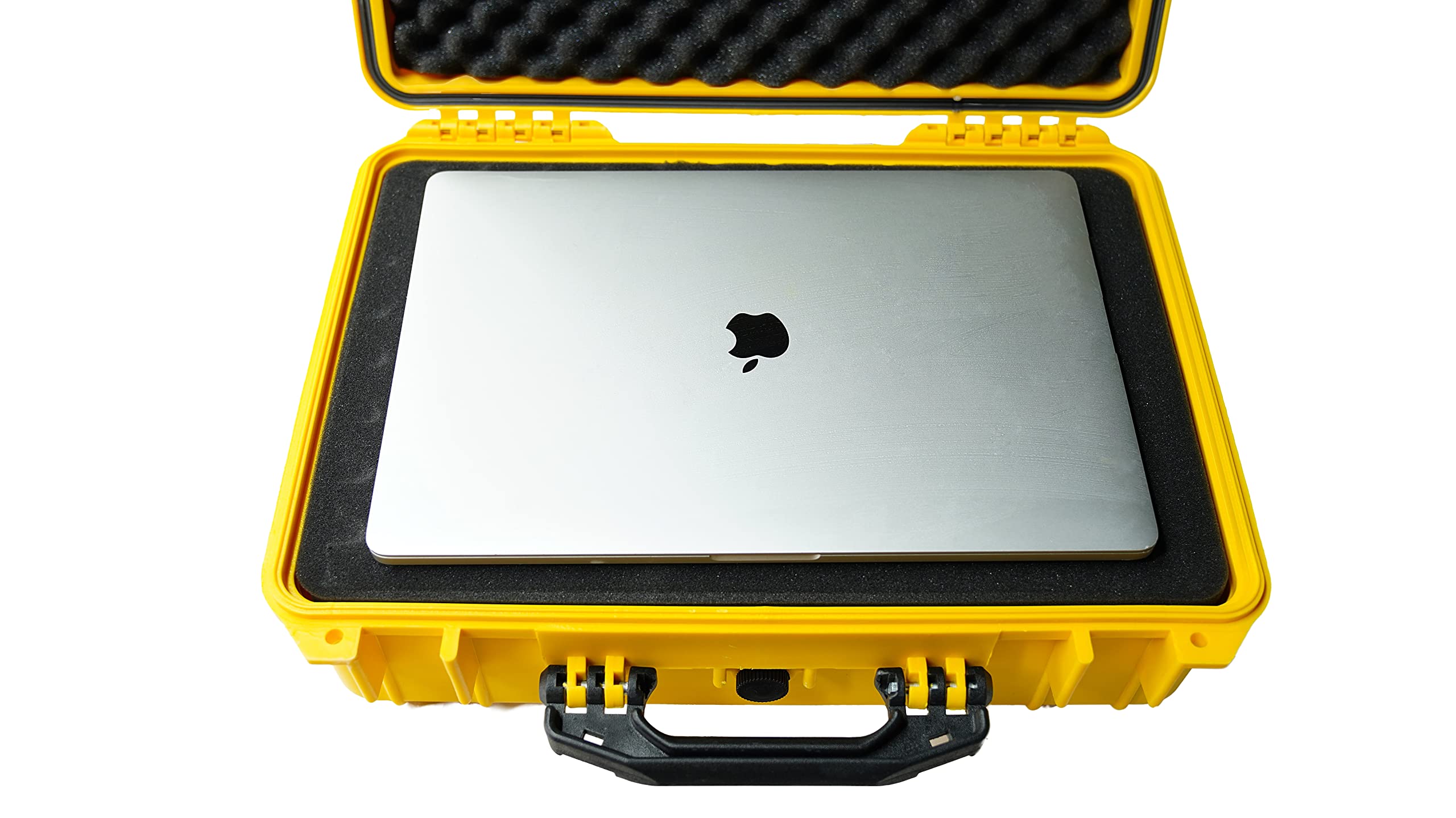 MEIJIA IP67 Waterproof Hard Protective Case - All Weather Portable Storage for Cameras, Drones, Pistols & Equipment (18.5x14.06x6.93in, Yellow) with Customizable Foam - Perfect for Outdoor Adventures, Travel & Professional Gear Protection