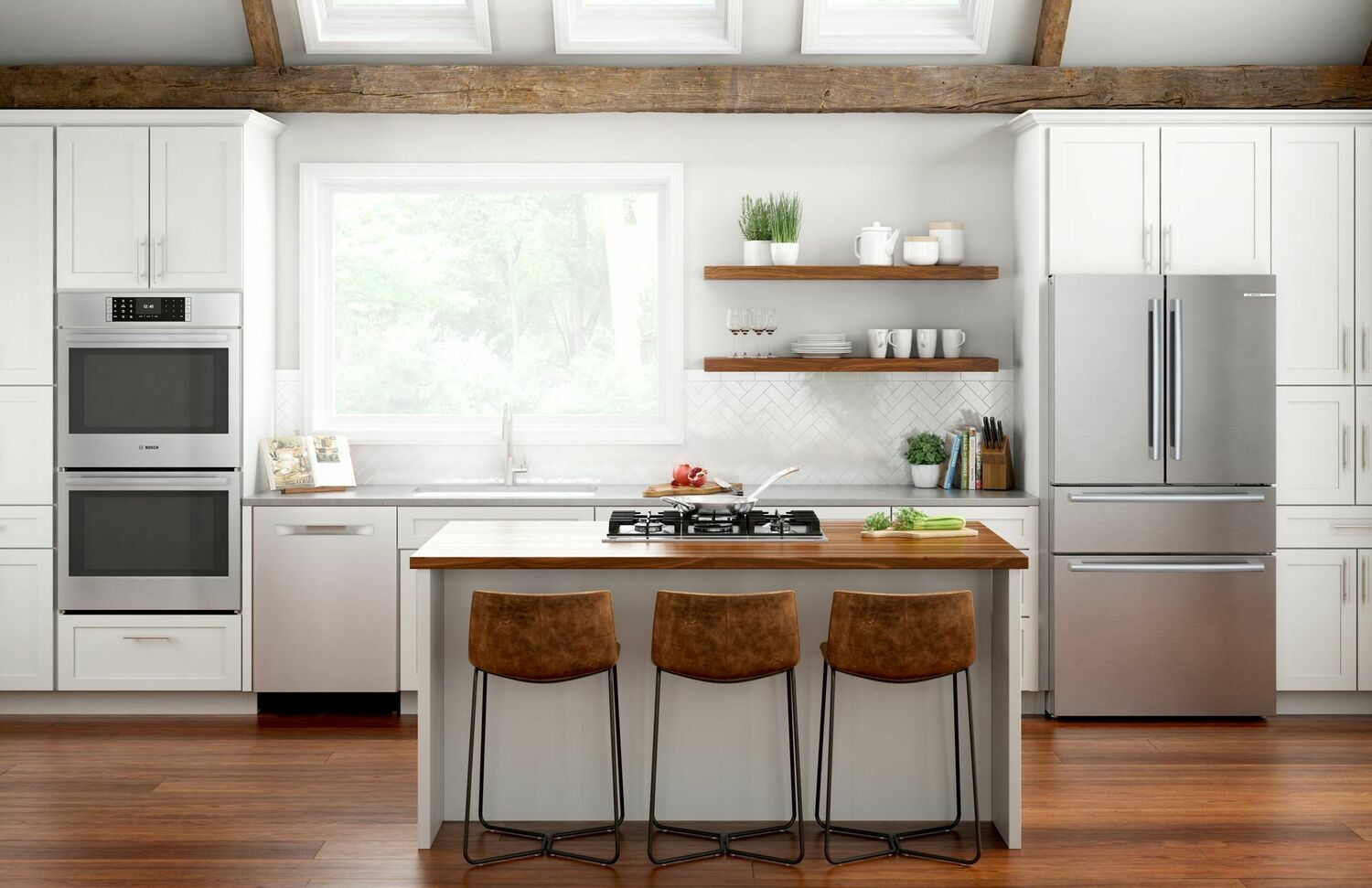 Bosch HBL8651UC 800 Series 30-Inch Double Wall Oven with Convection & Thermal Baking, Stainless Steel, Touch Control - Perfect for Large Kitchens & Holiday Cooking