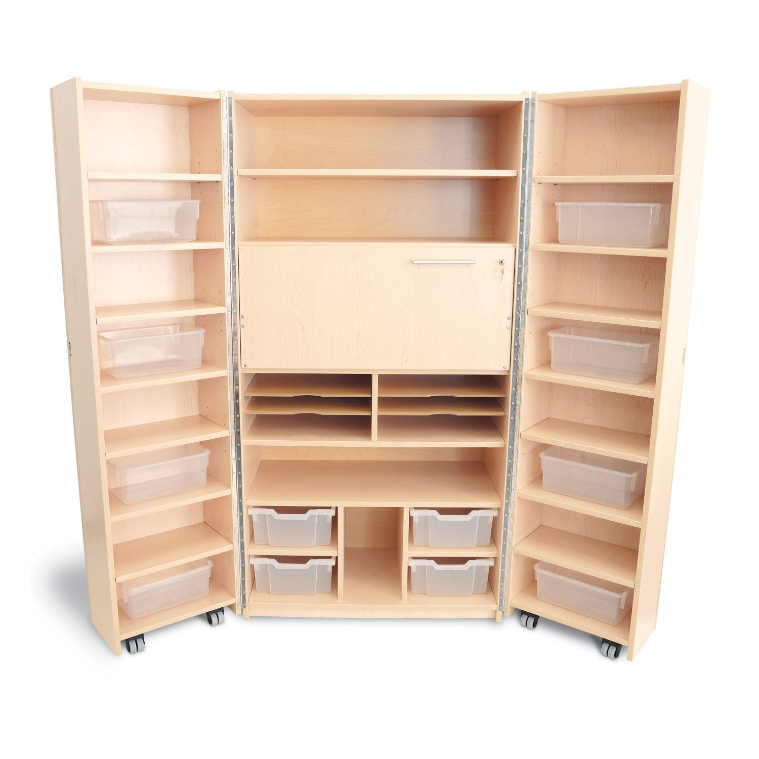 Teacher's Hideaway Organization Station - Classroom Storage & Desk Organizer for School Supplies - Perfect for Home Office, Classroom, and Teacher's Desk Organization