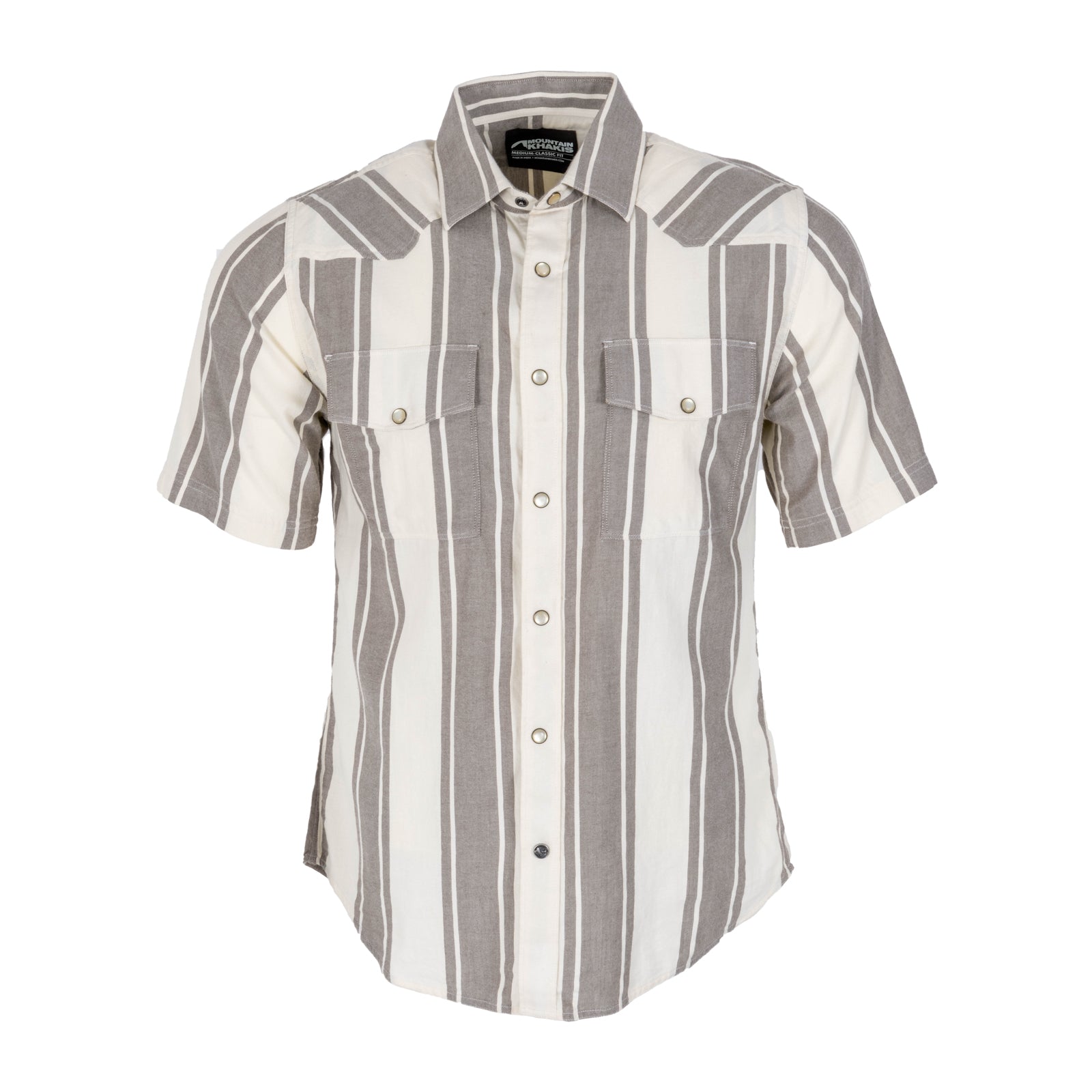 Thayne Men's Short Sleeve Woven Shirt - Casual Button Down Shirt for Men | Breathable & Comfortable Summer Shirt | Perfect for Outdoor Activities, Travel & Office Wear