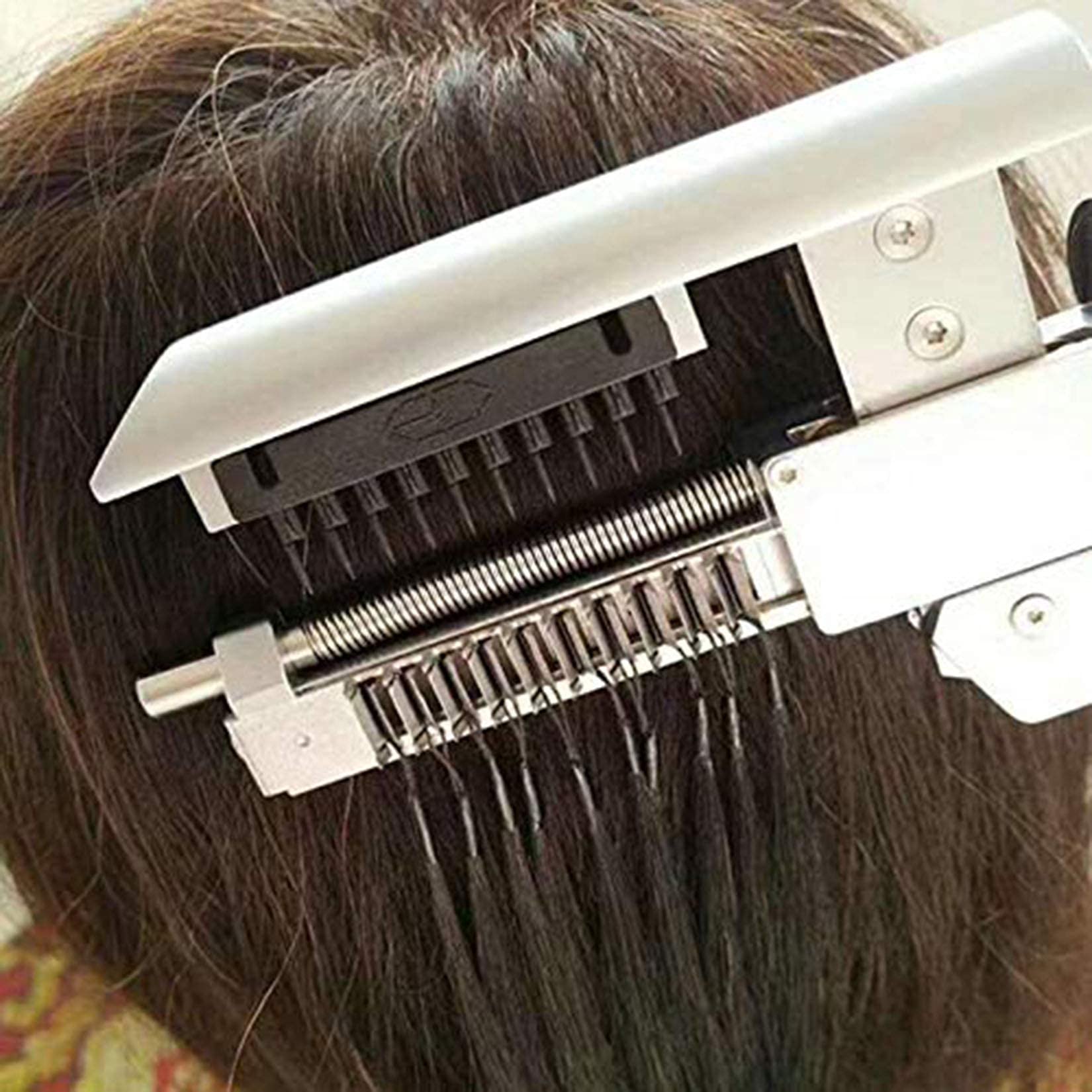 6D Human Hair Extensions #613 Blonde - Prebonded 100g 18-inch Brown Hair Weft for Length & Volume | Perfect for Parties, Weddings & Daily Styling