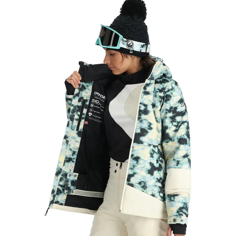 Spyder Women's Haven Jacket 2025 - Waterproof Winter Coat with Fleece Lining for Skiing, Snowboarding & Outdoor Activities