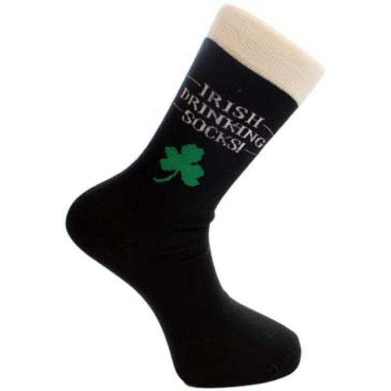 Irish Drinking Socks - Fun St. Patrick's Day Novelty Socks for Parties, Bar Hopping & Festive Celebrations - Perfect for Pub Crawls, Irish Themed Events & Gifts