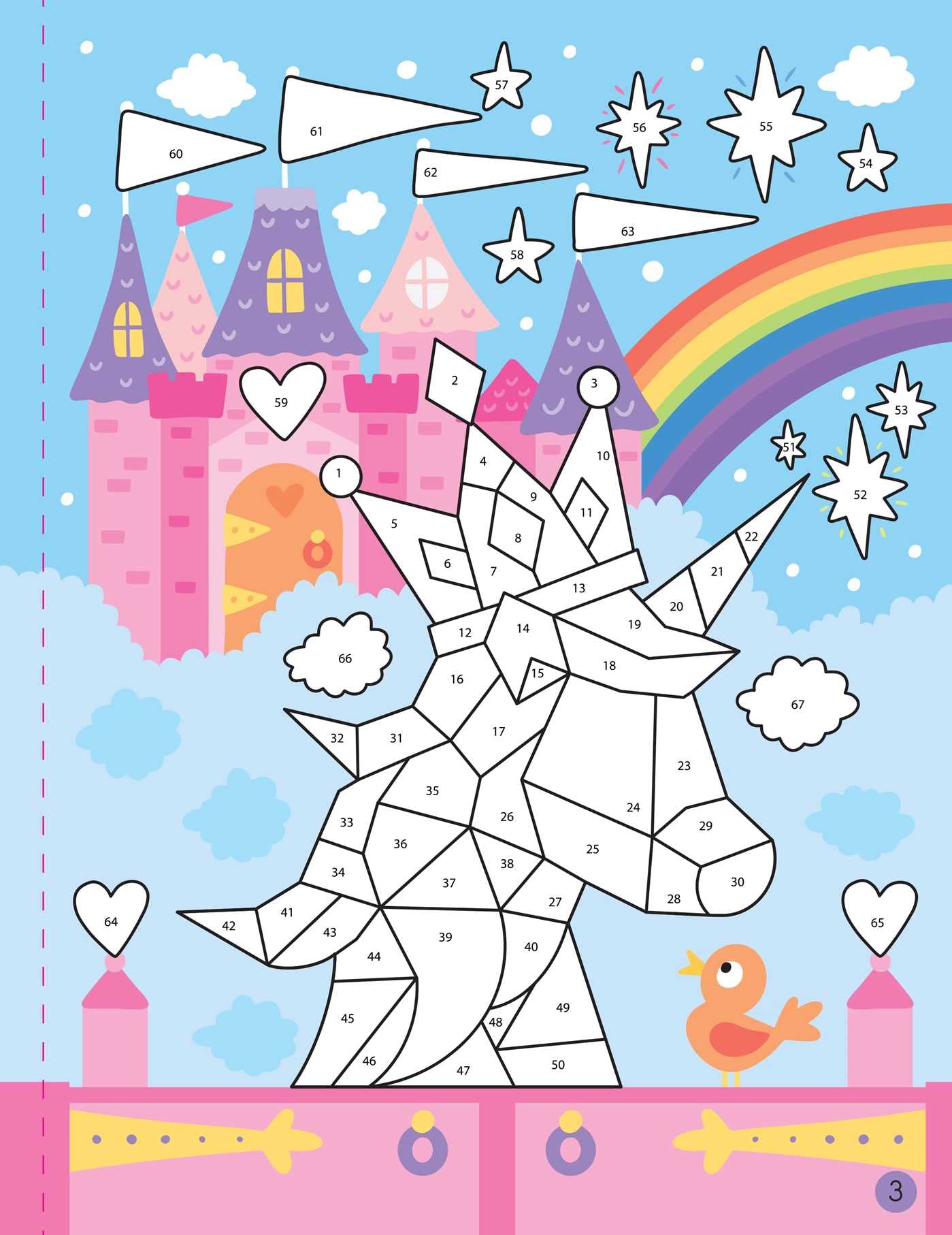 Mindful Sticker By Number: Unicorns - Kids Activity Book for Creativity & Relaxation | Perfect for Birthday Gifts, Travel Entertainment & Mindfulness Practice