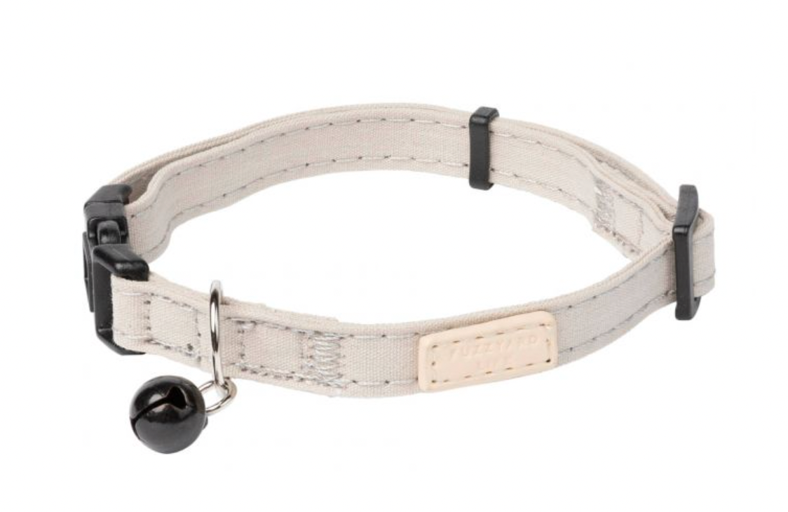 Premium Soft & Stylish Fuzzyard Cat Collar with Bell - Adjustable Breakaway Safety Collar for Indoor/Outdoor Cats - Perfect for Daily Wear, Grooming & Pet Identification
