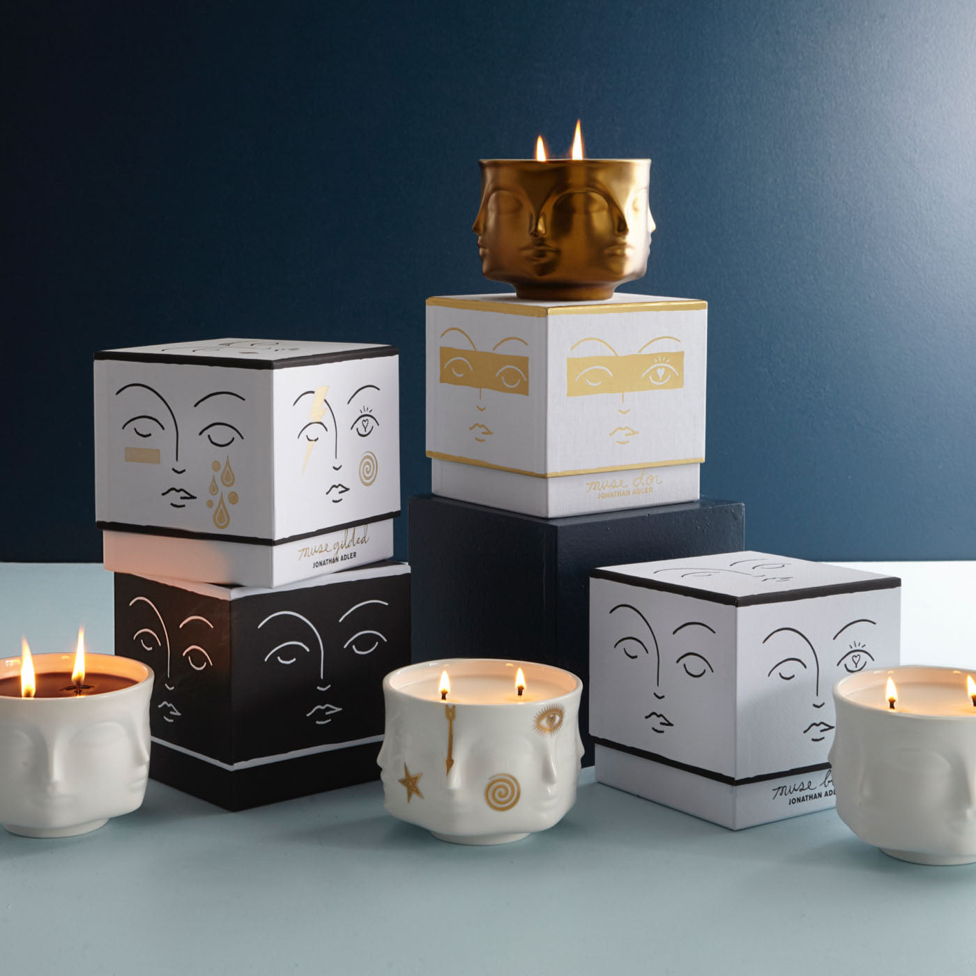 Gilded Muse Scented Candle - Luxury Soy Wax Candles for Home Decor, Romantic Gifts & Relaxation - Perfect for Bedroom, Bathroom & Meditation Spaces