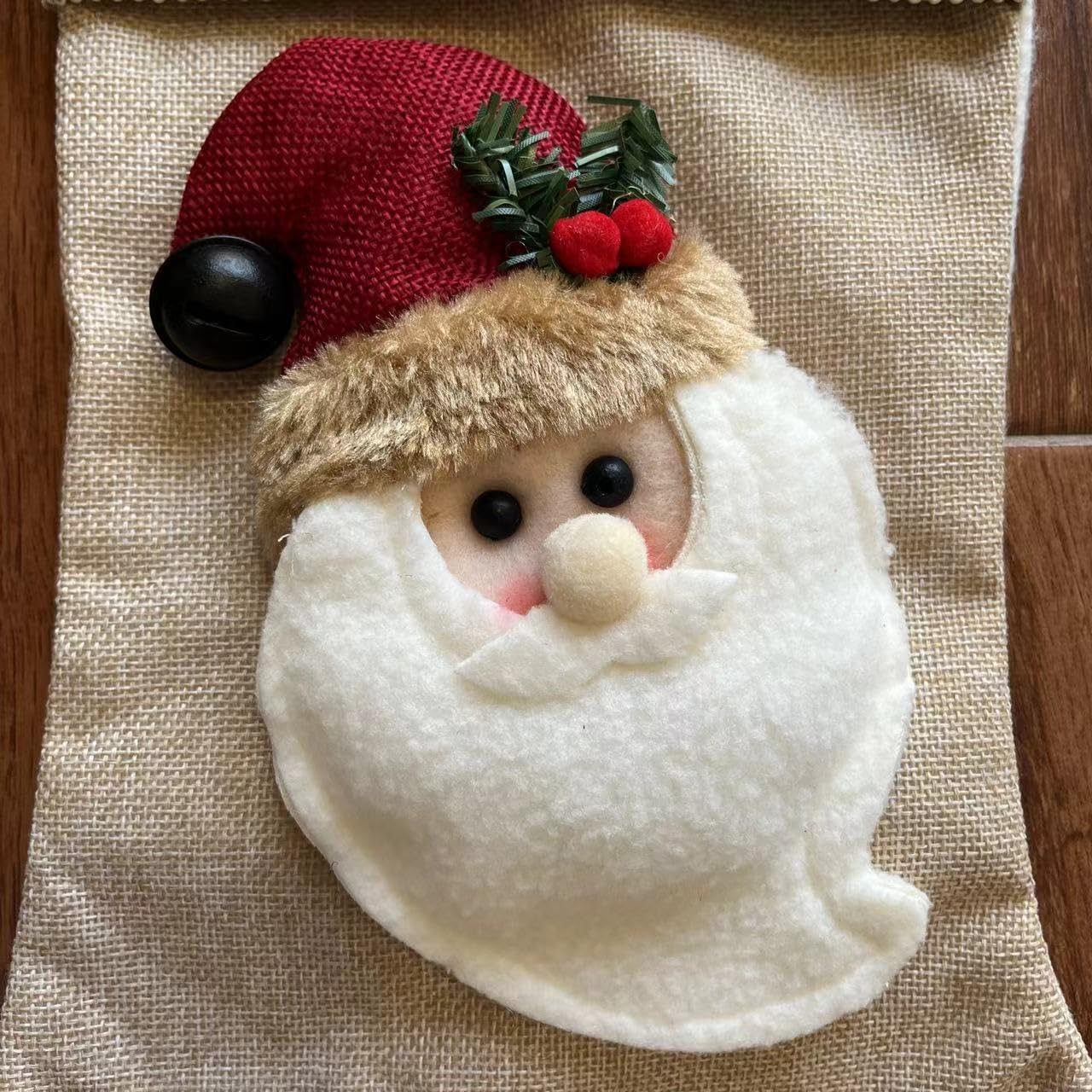 20-Inch Santa & Snowman Christmas Stockings Set of 2 - Personalized Plush Xmas Decor for Fireplace, Gift Exchange & Holiday Home Decor