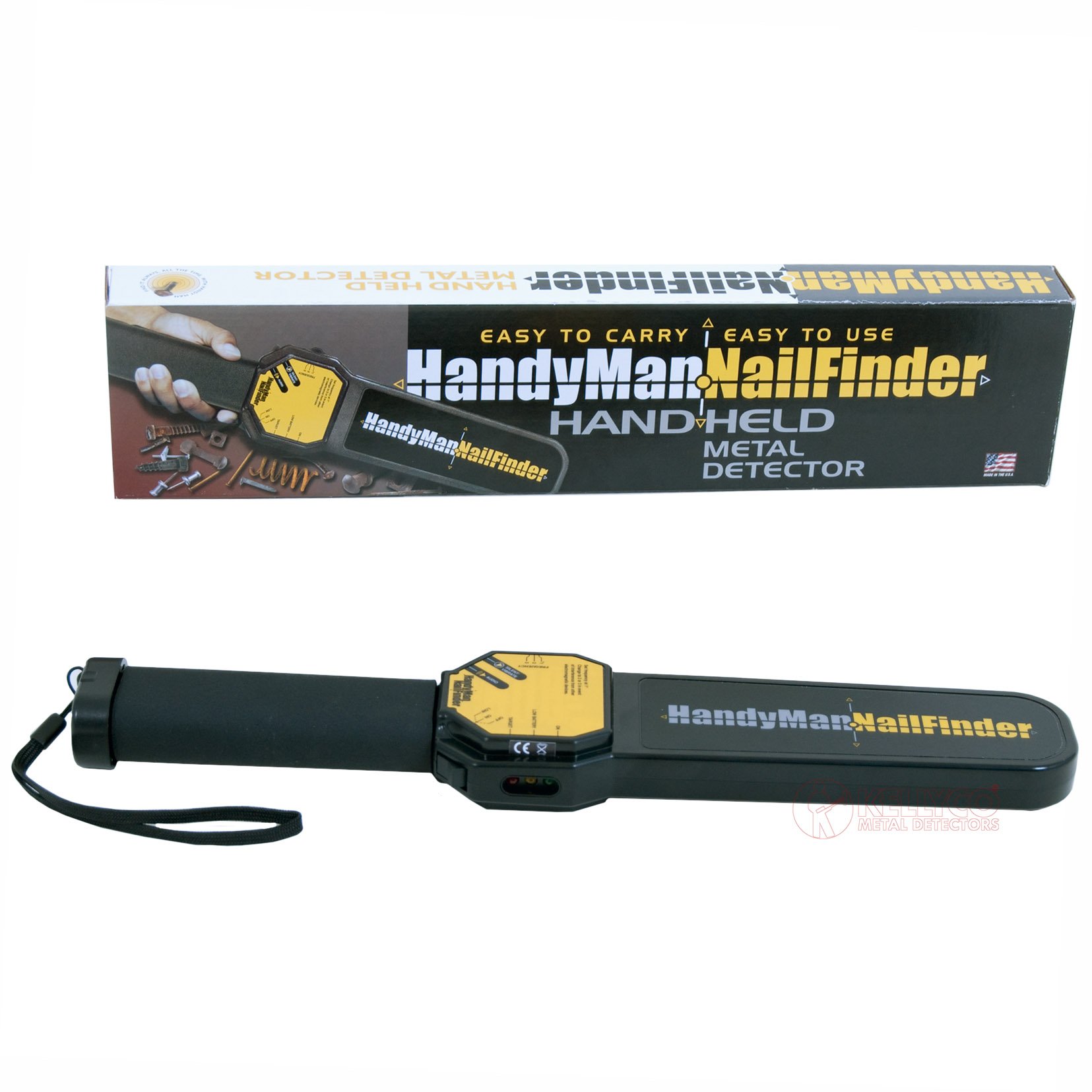 Professional Magnetic Stud Finder & Nail Detector - Wall Scanner for Wood Studs, Metal Pipes & Live Wires | Perfect for DIY Home Improvement, Construction & Renovation Projects