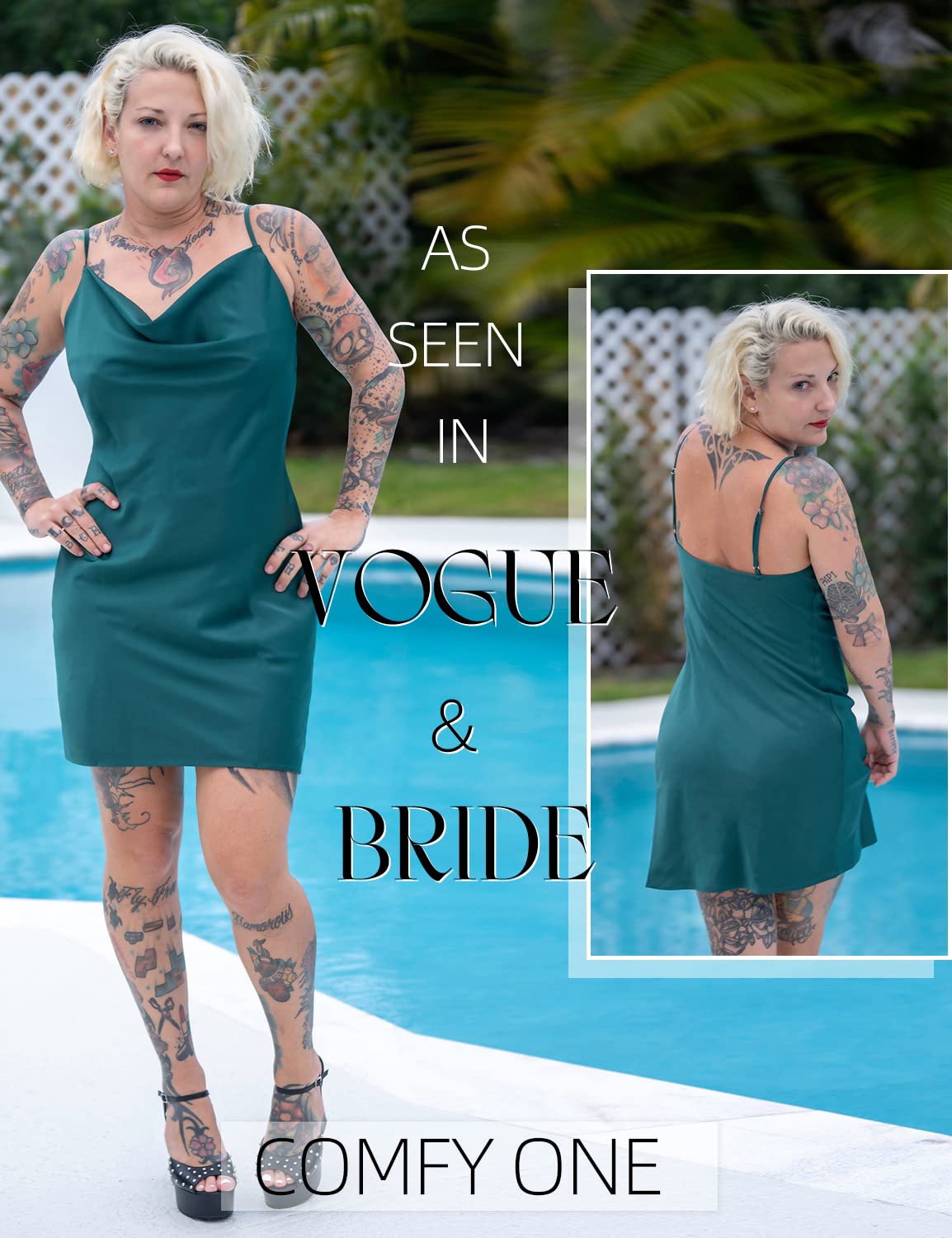Elegant Women's Satin Slip Dress with Cowl Neck & Spaghetti Straps - Perfect for Cocktail Parties, Beach Vacations & Evening Events