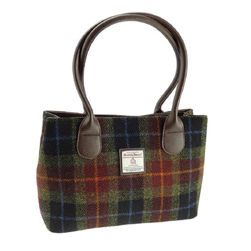 Classic Harris Tweed Handbag for Women [22 Colors] - Elegant Crossbody Purse with Adjustable Strap, Perfect for Work, Travel & Everyday Use