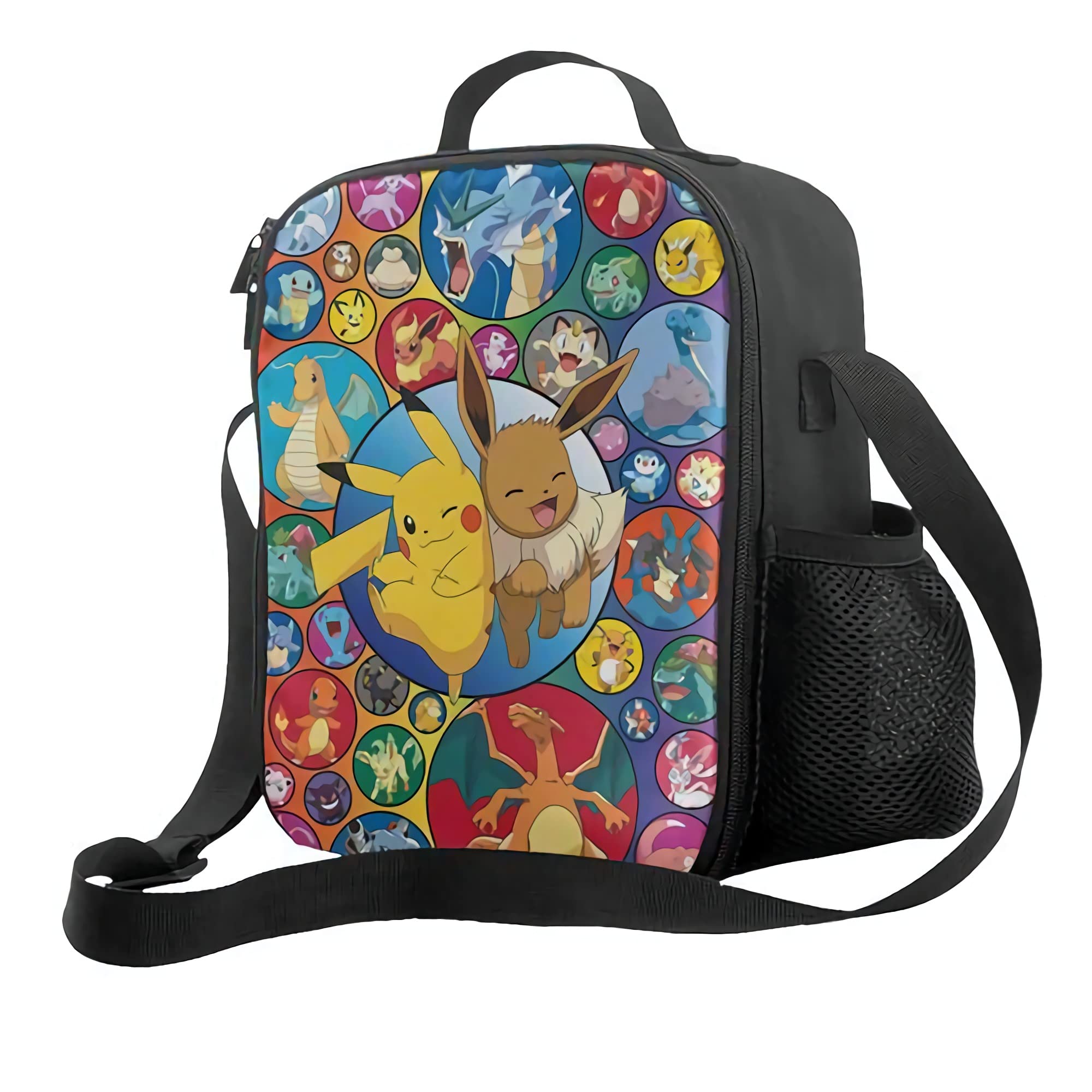 Cute Insulated Lunch Bag for Women & Men - Aesthetic Kawaii Waterproof Thermal Food Container for Work, School & Picnic - Keep Meals Hot or Cold All Day