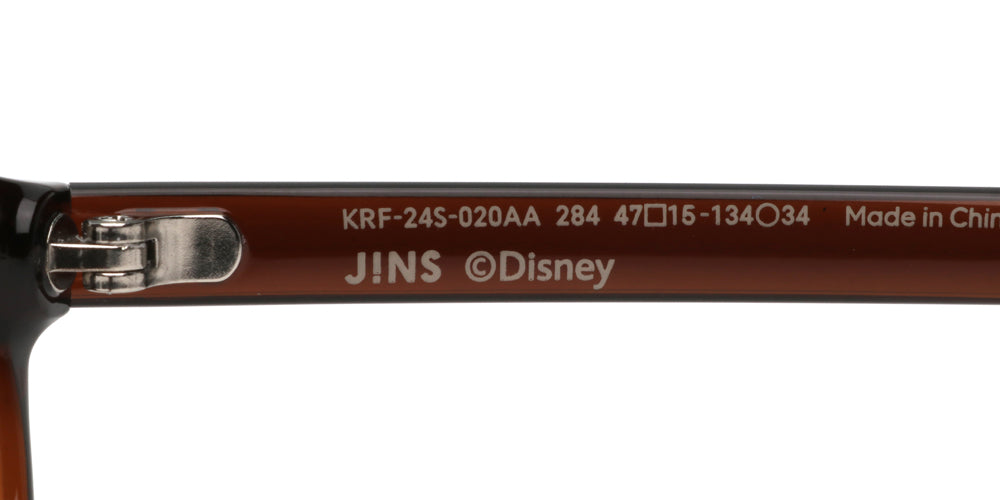 JINS x Disney Mickey & Minnie Duck Eyeglasses for Kids - Frame Style 020 284 | Cute Cartoon Character Glasses for Children's Daily Wear & Disney Costume Accessories