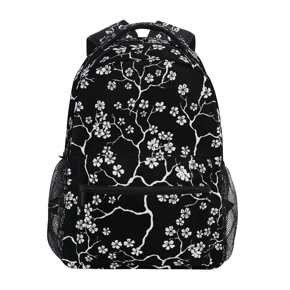 Cherry Blossom Floral Print Backpack - Large Capacity Travel Daypack, School Book Bag & Laptop Backpack for Women, Men, Teens | Perfect for College, Commuting & Outdoor Adventures