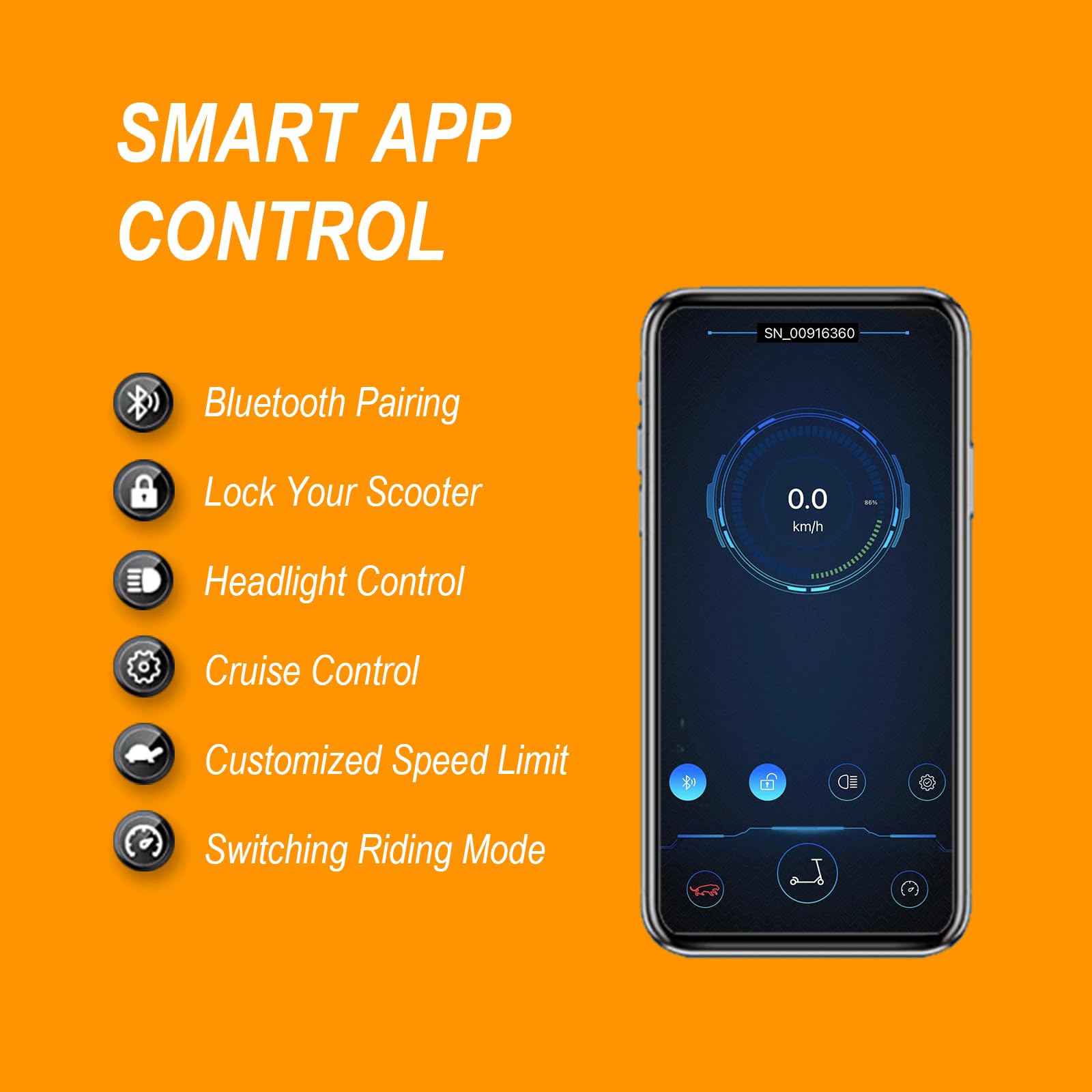 NAVIC Electric Scooter for Adults - 19 MPH Max Speed, 18-23 Mile Range, Foldable Design with App Control & Dual Braking System - Perfect for Urban Commuting, Campus Travel & Last-Mile Transportation