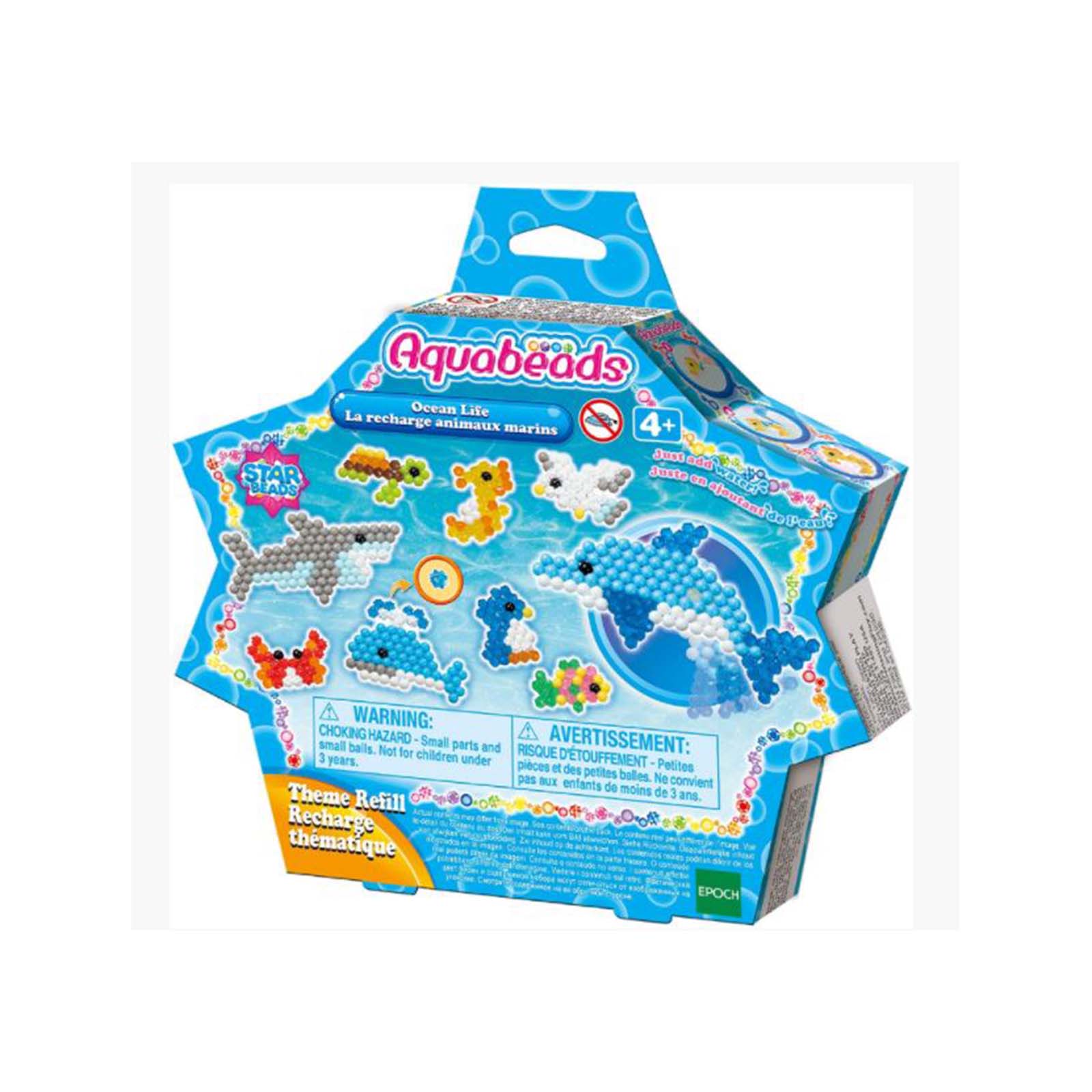 Aquabeads Ocean Life Craft Set for Kids - DIY Water Bead Art Kit with Sea Creatures - Perfect for Creative Play, Birthday Gifts & Classroom Activities