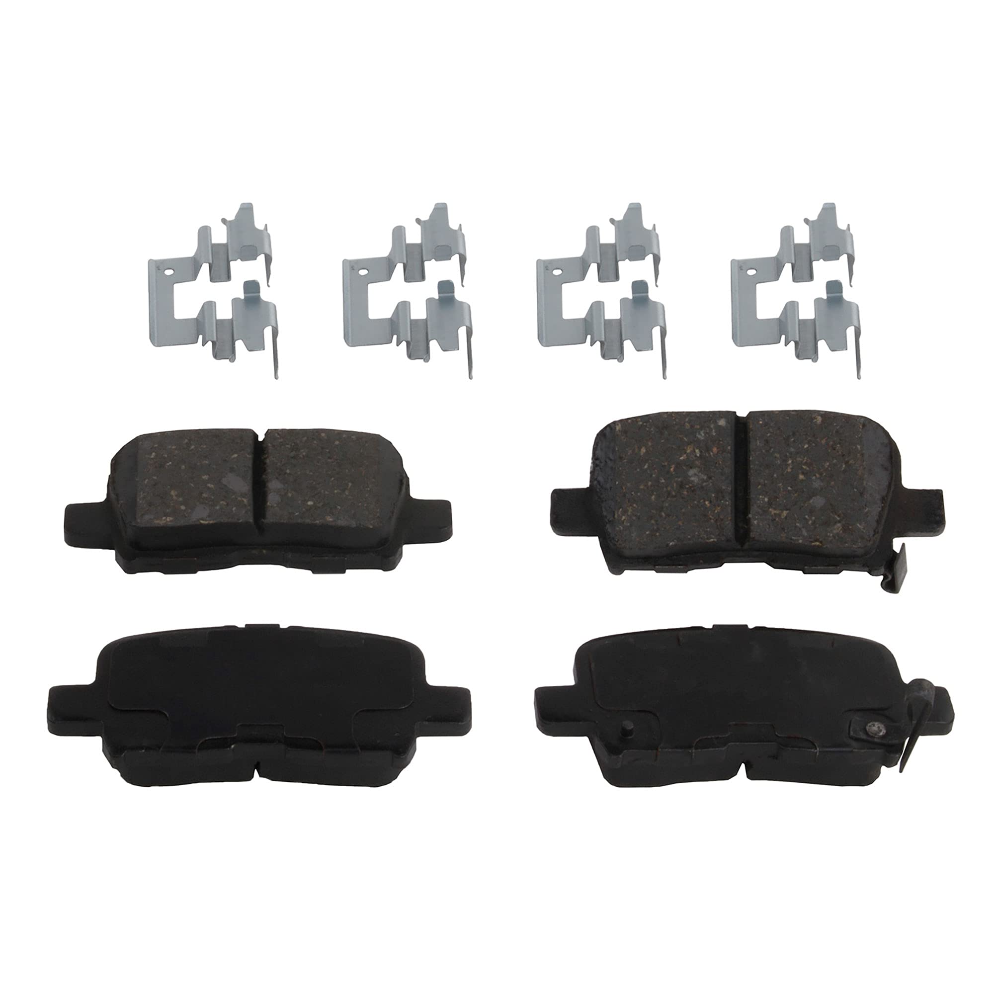 High-Performance Rear Brake Disc and Pad Kit for 2002-2004 Honda Odyssey - 5-Lug Ceramic Brake Pads & Cast Iron Rotors - Complete 2-Wheel Set for Smooth, Quiet Braking - Ideal for City Driving and Highway Commutes