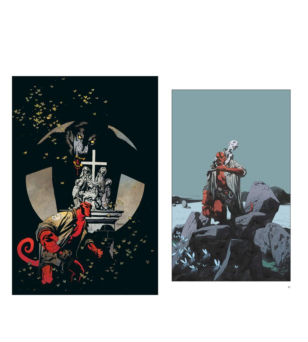 Hellboy: 25 Years of Covers Art Book - Collectible Comic Art Collection for Fans & Collectors - Perfect for Home Decor, Gifts, and Comic Book Displays