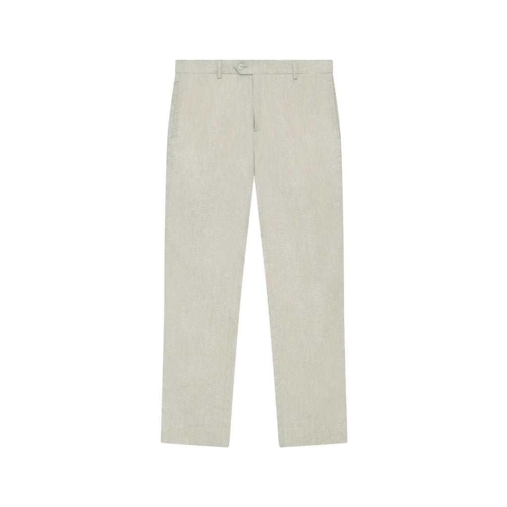 FRESCOBAL CARIOCA 100% Linen Pants for Women - Sage Green Relaxed Fit Casual Trousers | Perfect for Summer, Travel & Beach Vacations