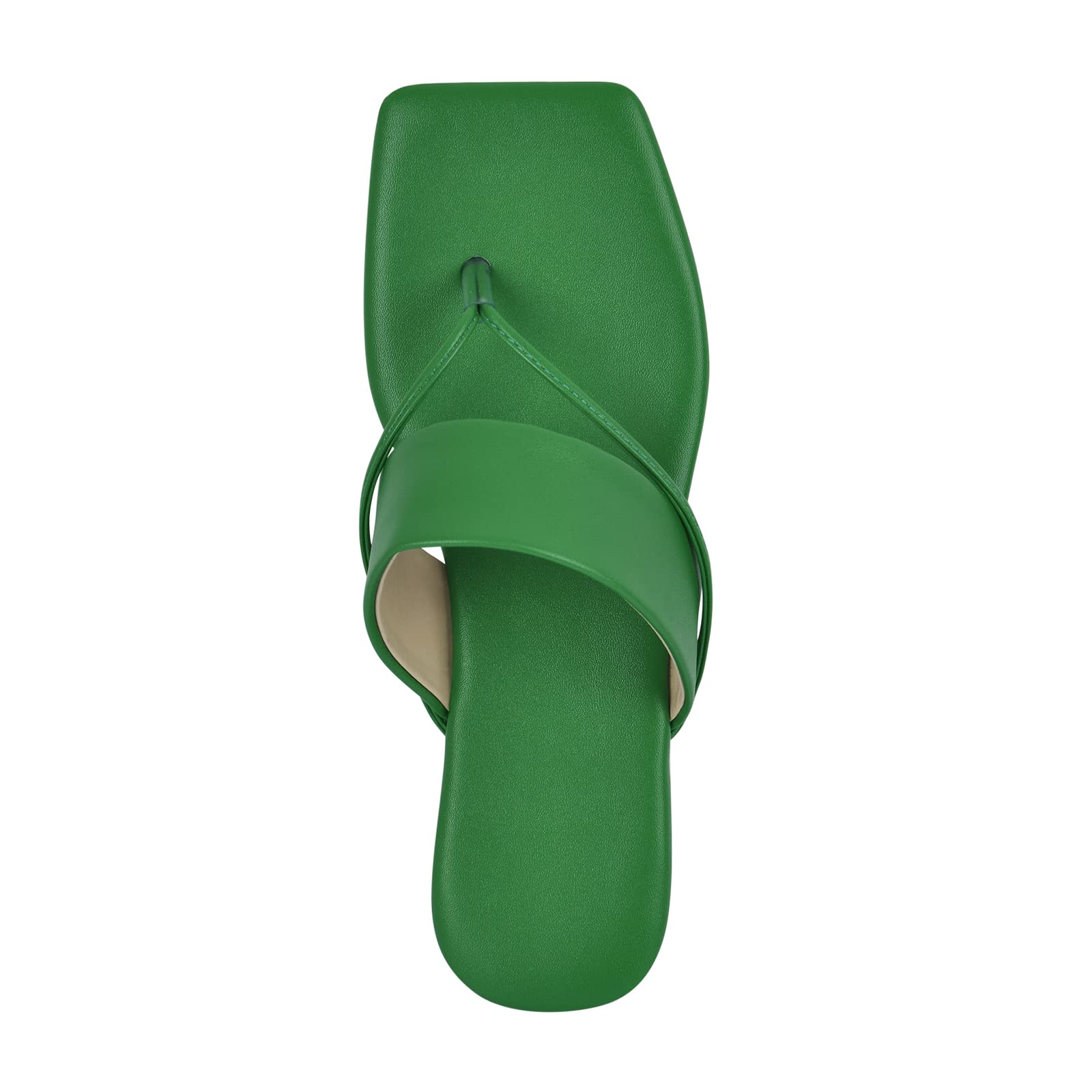 Women's Open Toe Clip Sandals - Square Toe Strappy Summer Beach Flats - Slip On Comfort for Outdoor & Indoor Wear - Perfect for Beach, Pool, Vacation and Casual Outings