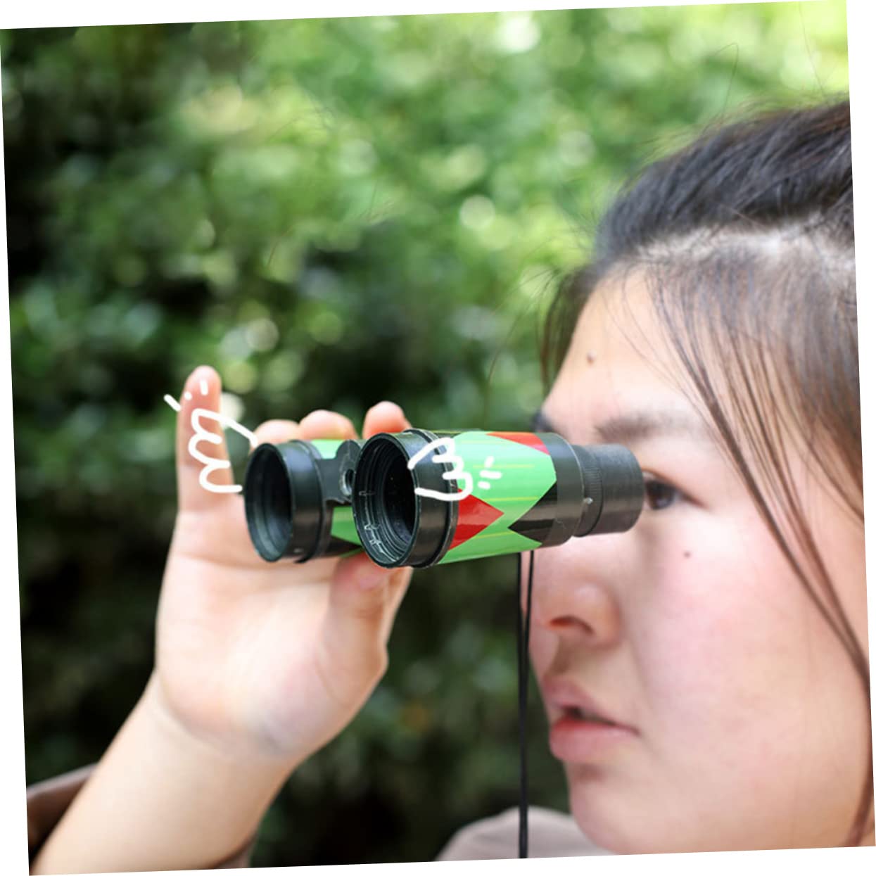 12 Pcs Kids Binoculars for Outdoor Exploration - Durable Plastic Space-Themed Monocular Toys for Boys & Girls - Perfect for Bird Watching, Camping, Hiking & Nature Adventures