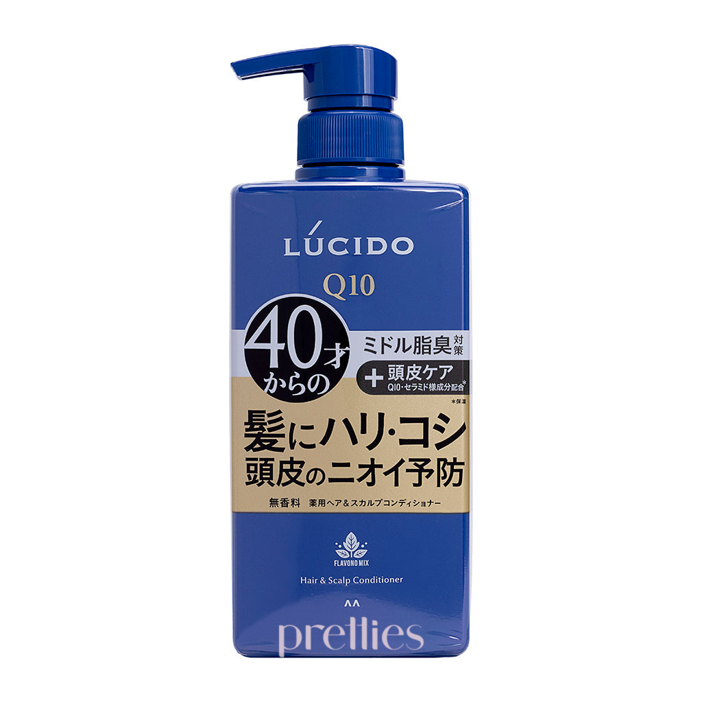 Mandom Lucido Men Deodorant Scalp Conditioner 450g - Dark Blue for Men's Hair Care & Scalp Refreshment - Ideal for Daily Use, Gym & Outdoor Activities