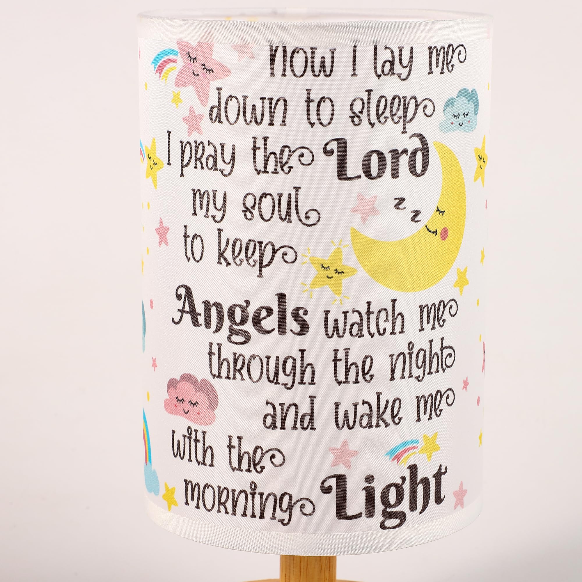 WSYEAR Baptism Gifts for Baby Girls & Boys - Personalized Christening Gifts & Nursery Night Light with 'Now I Lay Me Down to Sleep' Prayer - Perfect for Baby Showers, Christenings & Nursery Decor