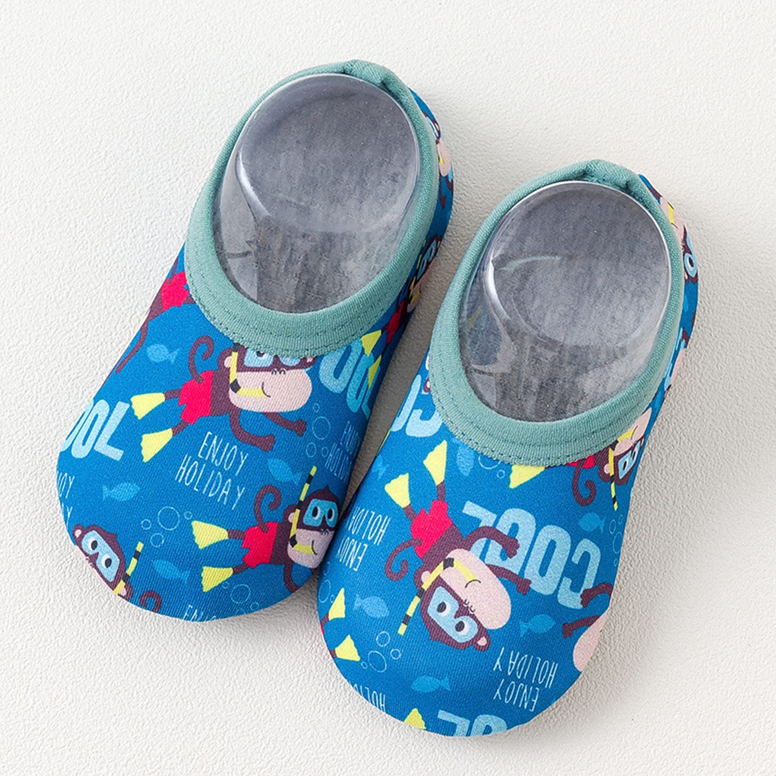 Gaoqi Baby Water Shoes for Boys & Girls - Non-Slip Cartoon Swim Shoes, Barefoot Aqua Socks for Toddlers & Kids | Perfect for Beach, Pool, and Water Play
