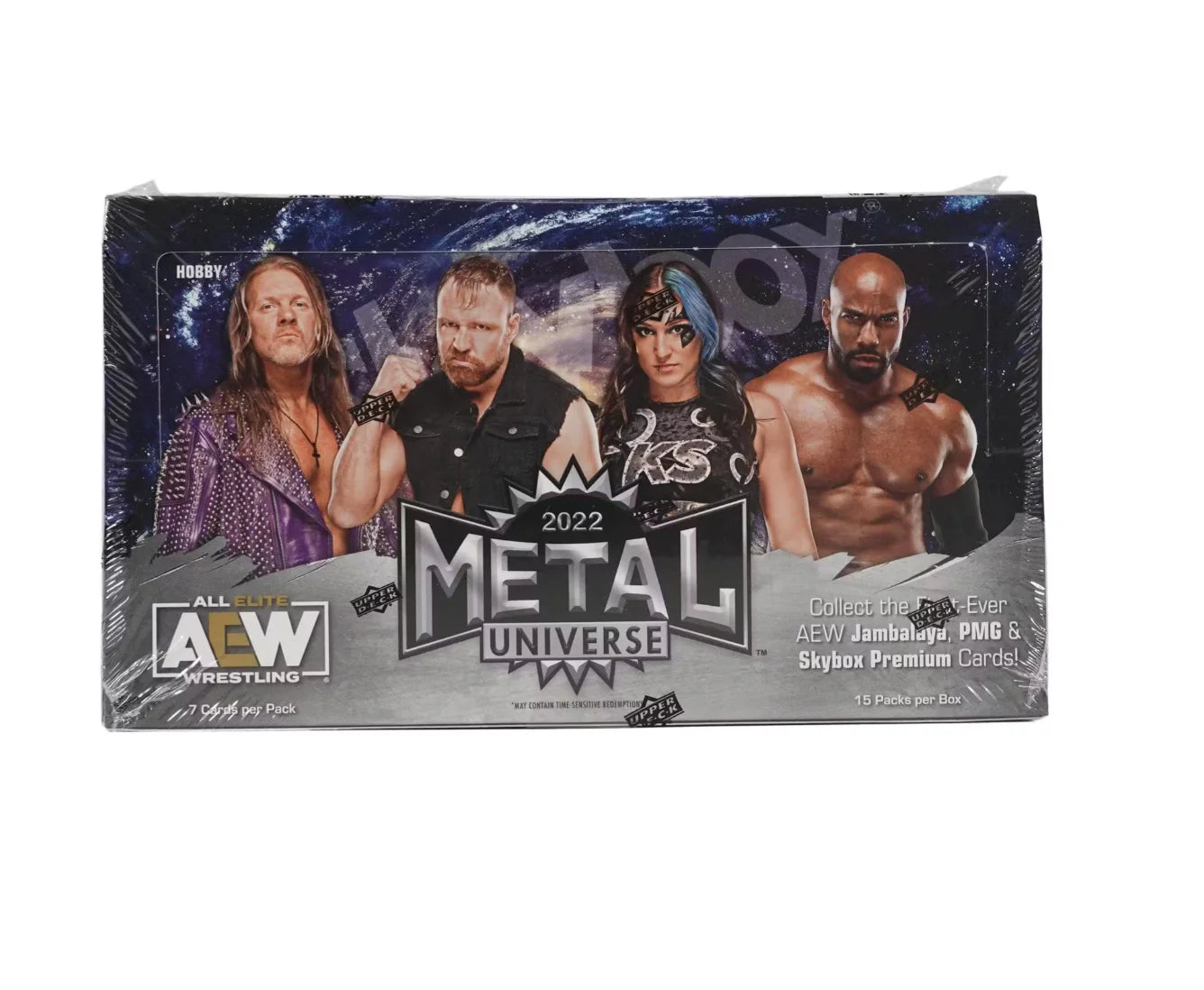 2022 Upper Deck AEW Skybox Metal Universe Hobby Box - Collectible Trading Cards for Wrestling Fans | Perfect for Collectors, Gifts, and Investment