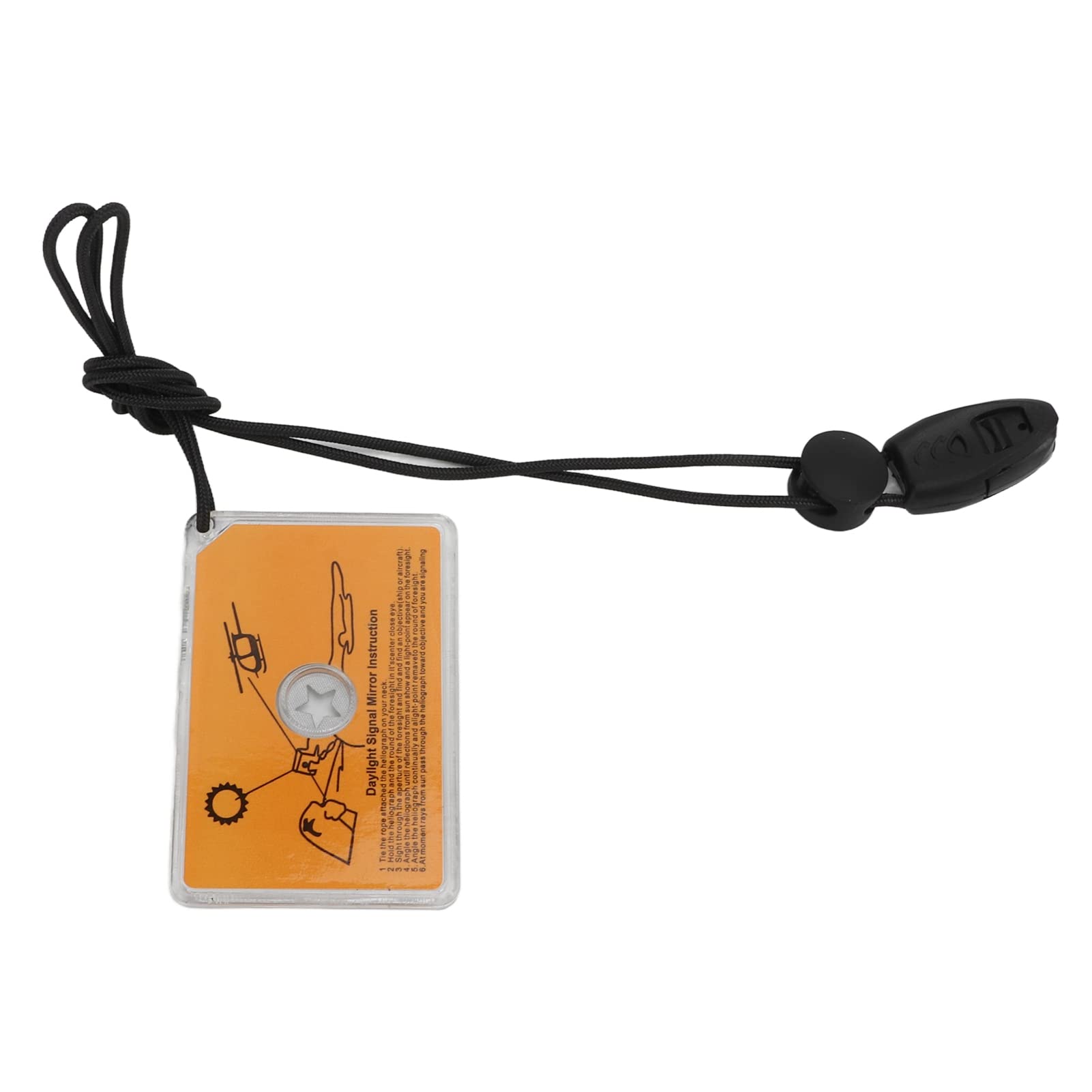 AMONIDA Survival Signal Mirror - Long Range Emergency Mirror for Outdoor Adventures, Hiking, Camping & Fishing | Reflective Rescue Tool for Wilderness Survival & SOS Signaling