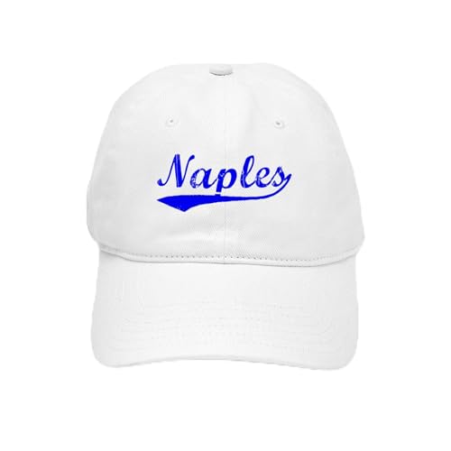 White - Vintage Naples (Blue) Cap