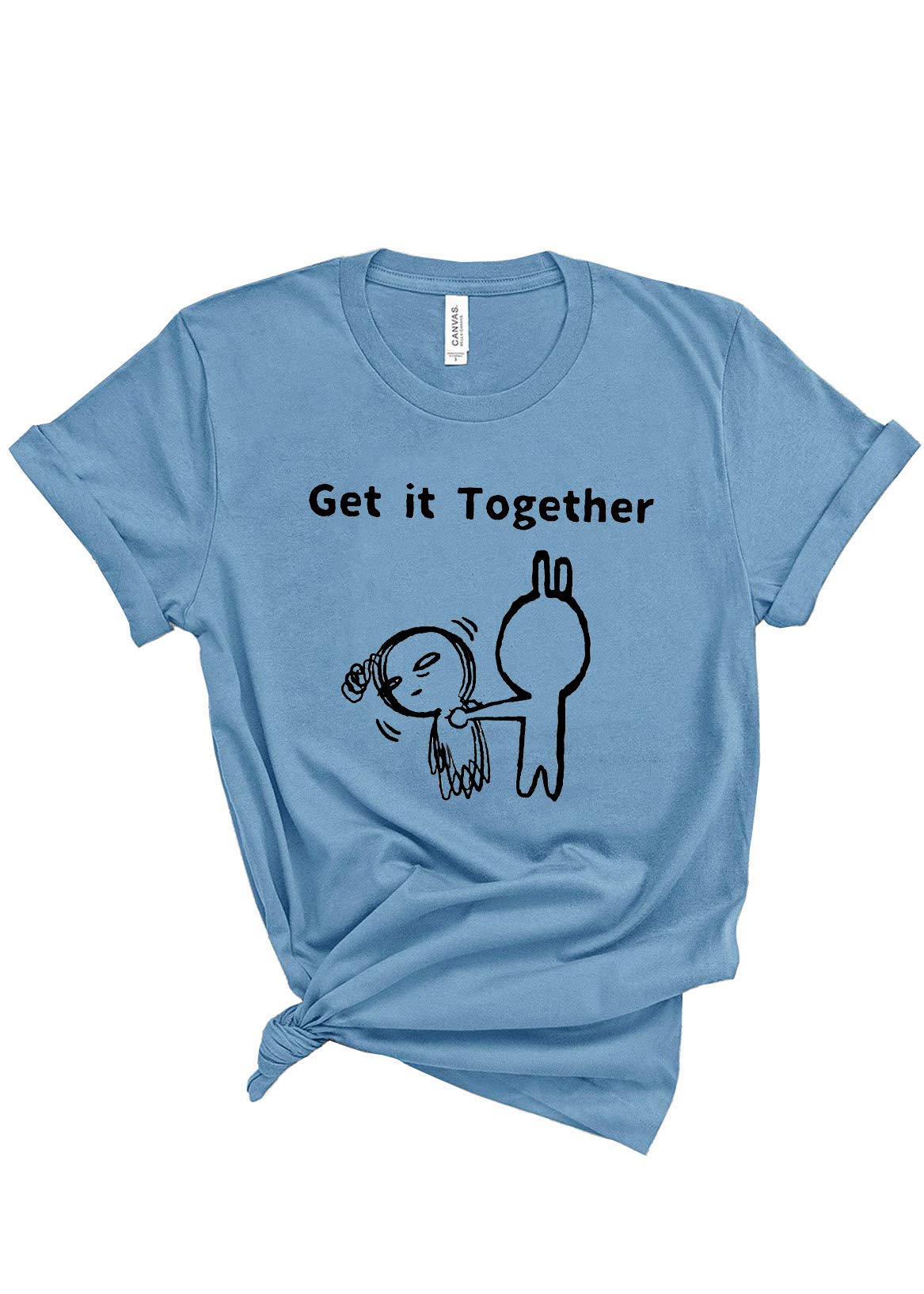 Funny Sarcastic Graphic Novelty T-Shirt - Humorous 'Get It Together' Design - Perfect for Casual Wear, Gifts & Comic Conventions