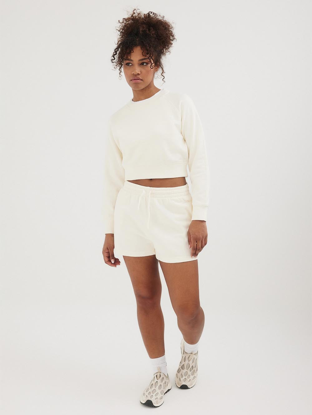 Women's Eco-Friendly Fleece Shorts - Soft & Comfortable for Lounge, Yoga & Outdoor Activities