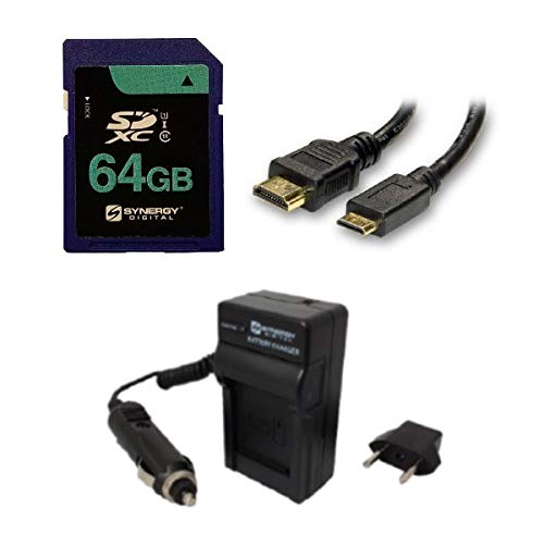 Synergy Digital Camera Accessory Kit for Sony DSLR-A230L - Charger & Battery for Travel Photography