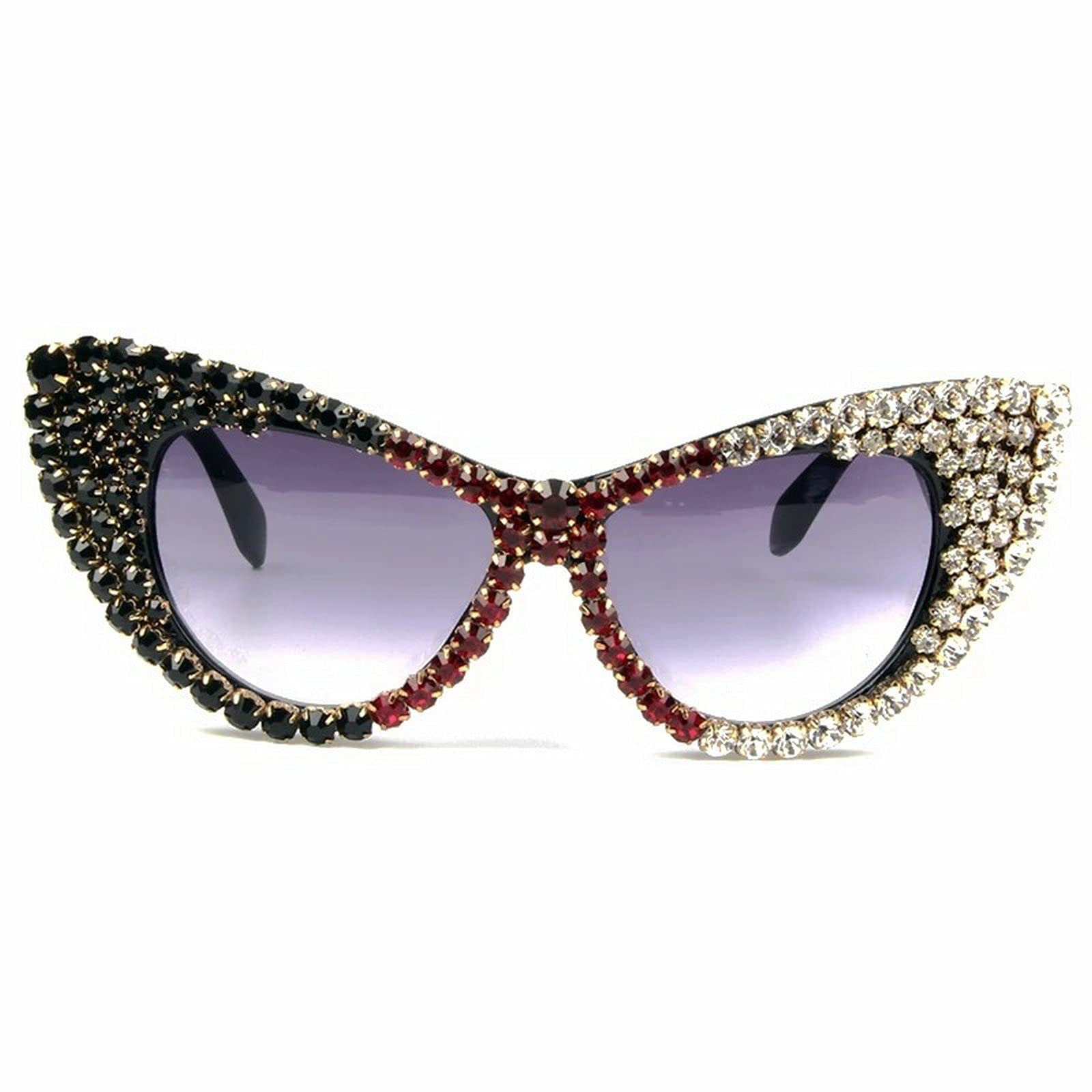 Cat Eye Sunglasses for Women - Vintage Rhinestone UV400 - Party & Fashion