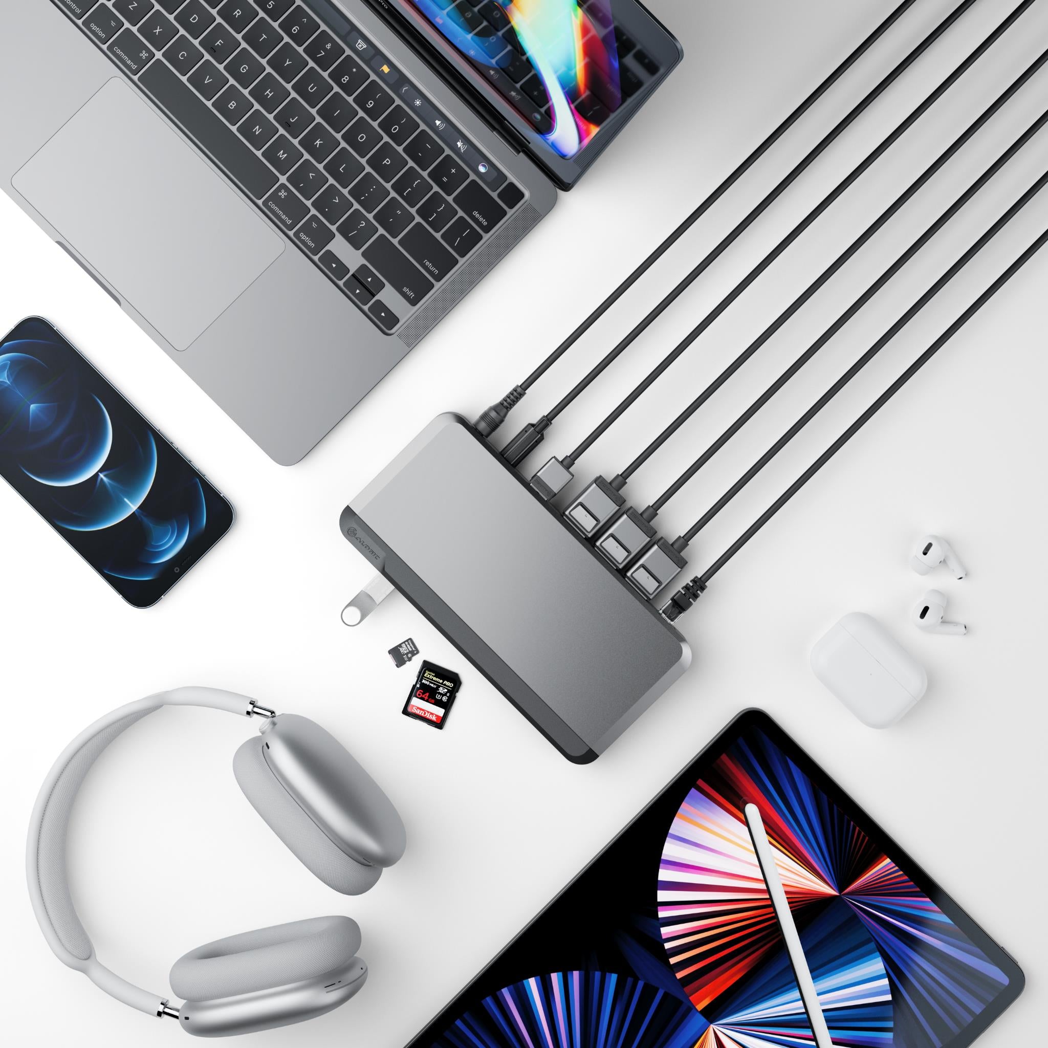 ALOGIC Universal Triple 4K Docking Station with 100W Power Delivery - USB C Hub for MacBook Pro/Air, Dell, HP, Lenovo - Perfect for Home Office, Gaming & Multi-Monitor Setup