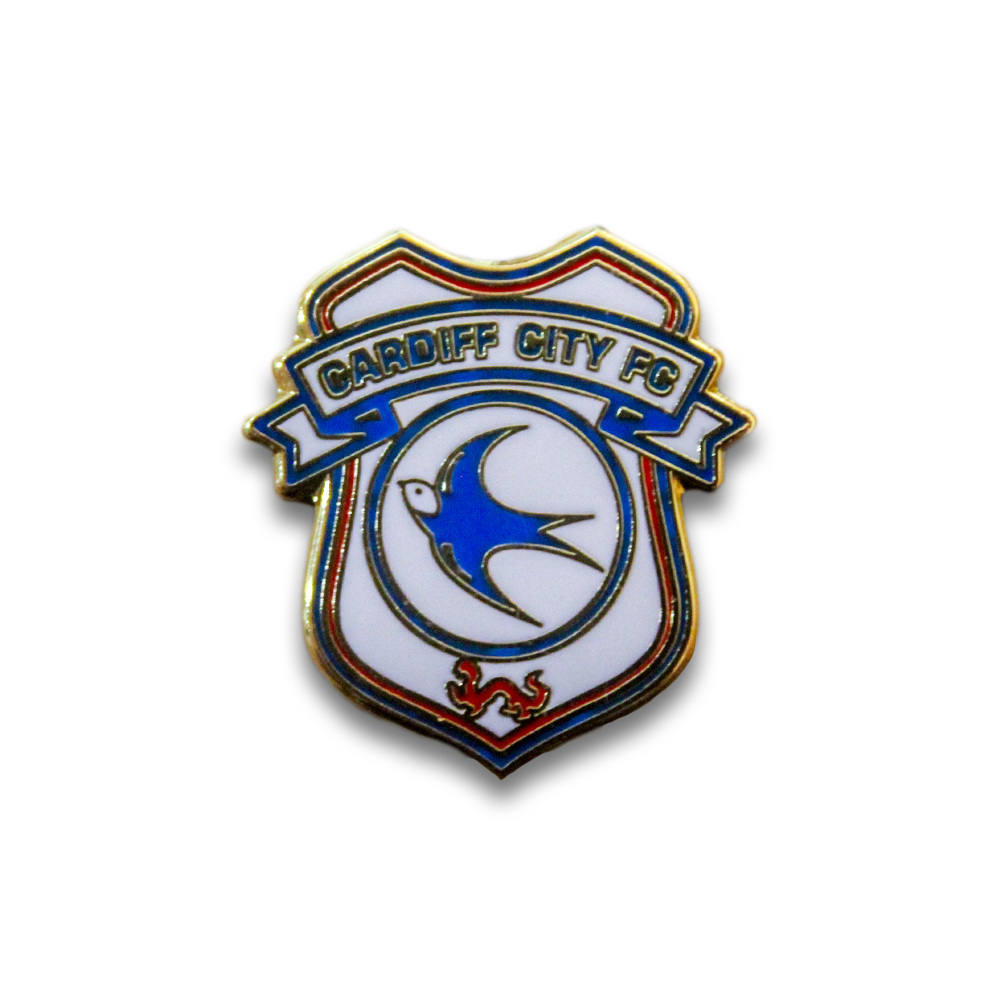 Cardiff City FC Pin Badge - Official Football Club Enamel Lapel Pin - Perfect for Fans, Collectors & Match Day Outfits