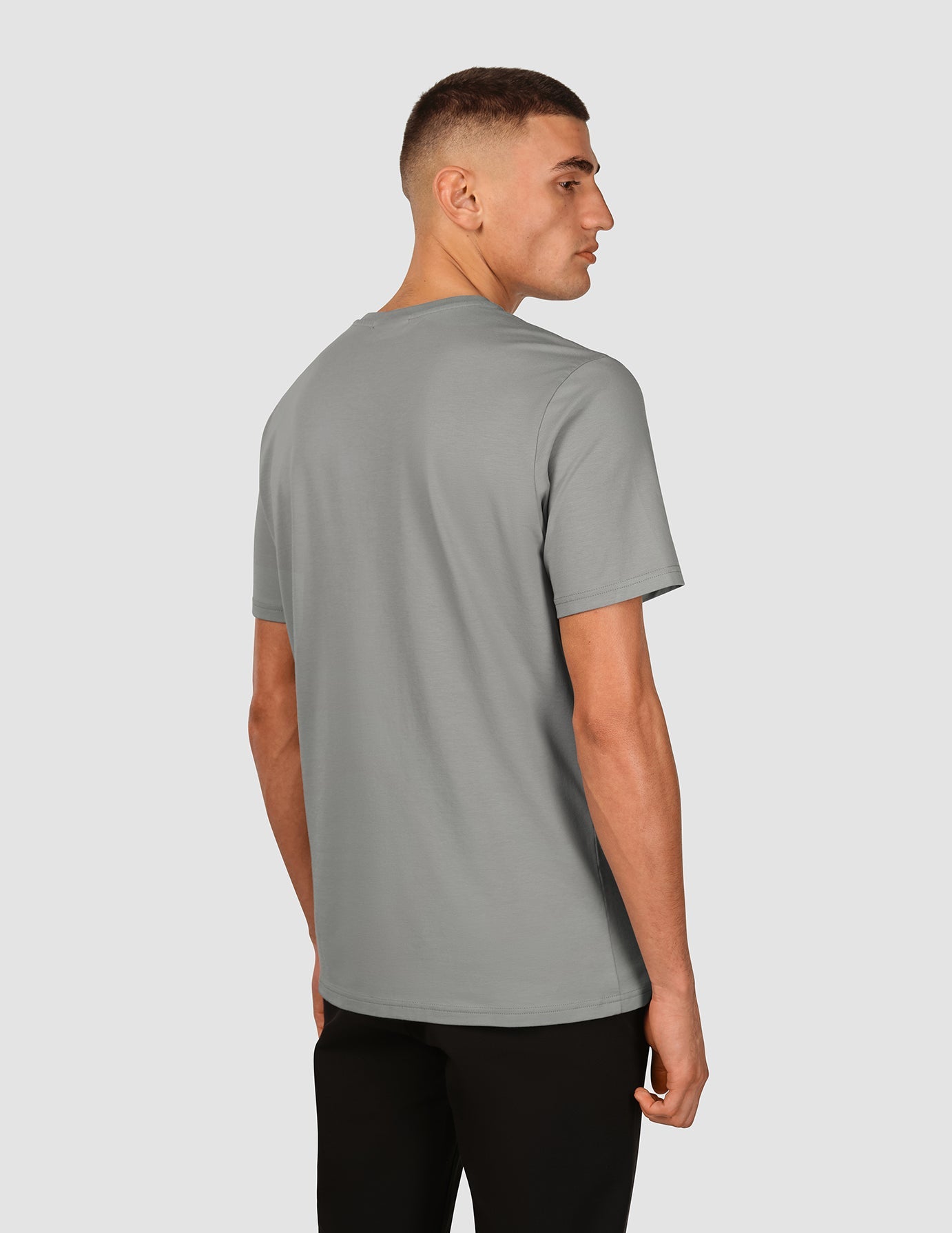 Premium Supima Cotton T-Shirt for Men - Soft Stone Grey - Perfect for Casual Wear, Layering & Everyday Comfort