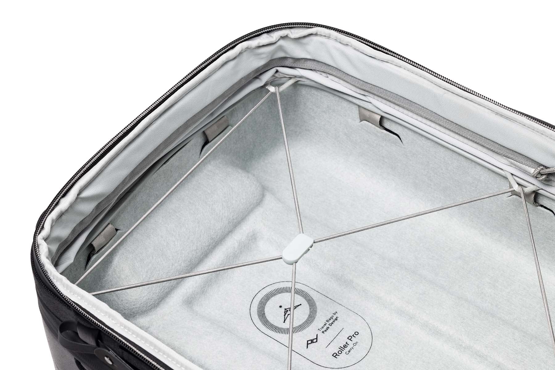 Peak Design Roller Pro Carry On Luggage - Premium Expandable Travel Suitcase with TSA Lock, Lightweight & Durable for Business Trips & International Travel