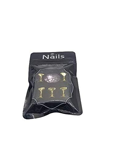 AISHU Magnetic Nail Art Display Stand - Pink Crystal Nail Holder for Painting Practice, Salon Manicure & DIY Nail Tips | Perfect for Nail Art Training, Salon Displays & Home Manicure Stations (1 Set)