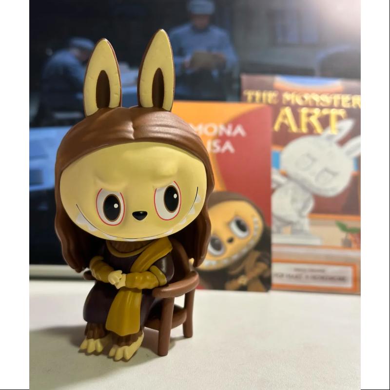 Labubu The Monsters Art Series MONA LISA Collectible Vinyl Figure - Cute Kawaii Home Decor & Office Display for Pop Art Lovers