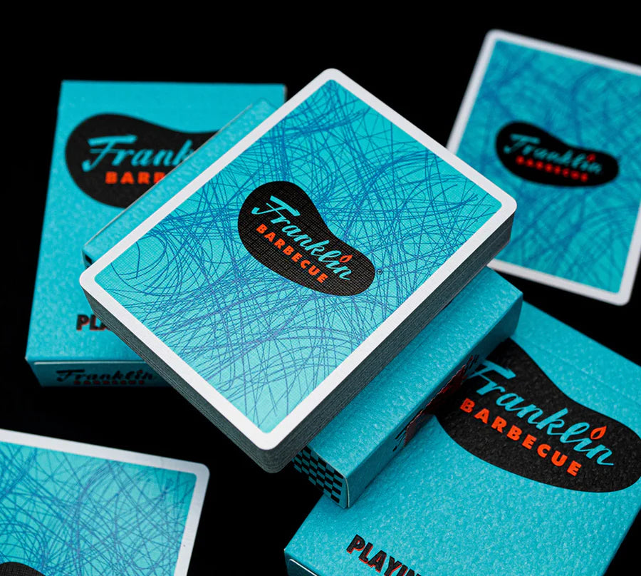 Franklin BBQ Playing Cards - Premium Texas BBQ Themed Deck for Poker, Blackjack & Card Games - Perfect for BBQ Parties, Game Nights & Gifts
