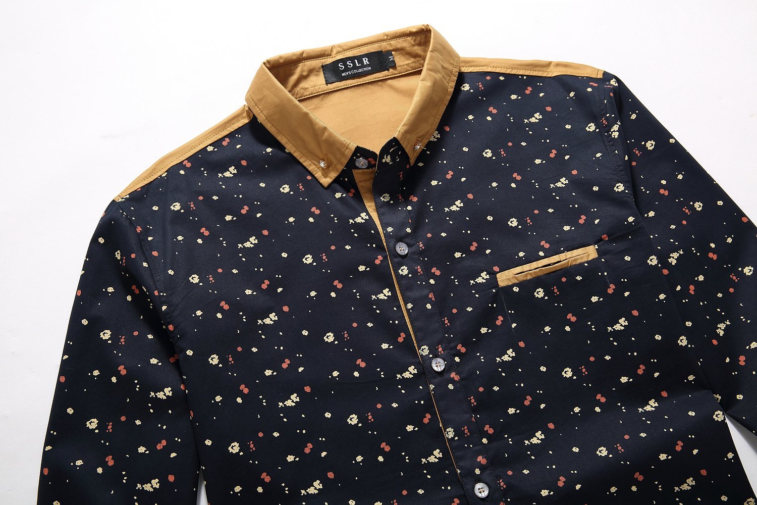 Men's Casual Dress Shirts - Stylish Short Sleeve Button Up Shirt with Cotton Print Pocket for Summer | Office Wear, Date Night & Outdoor Events