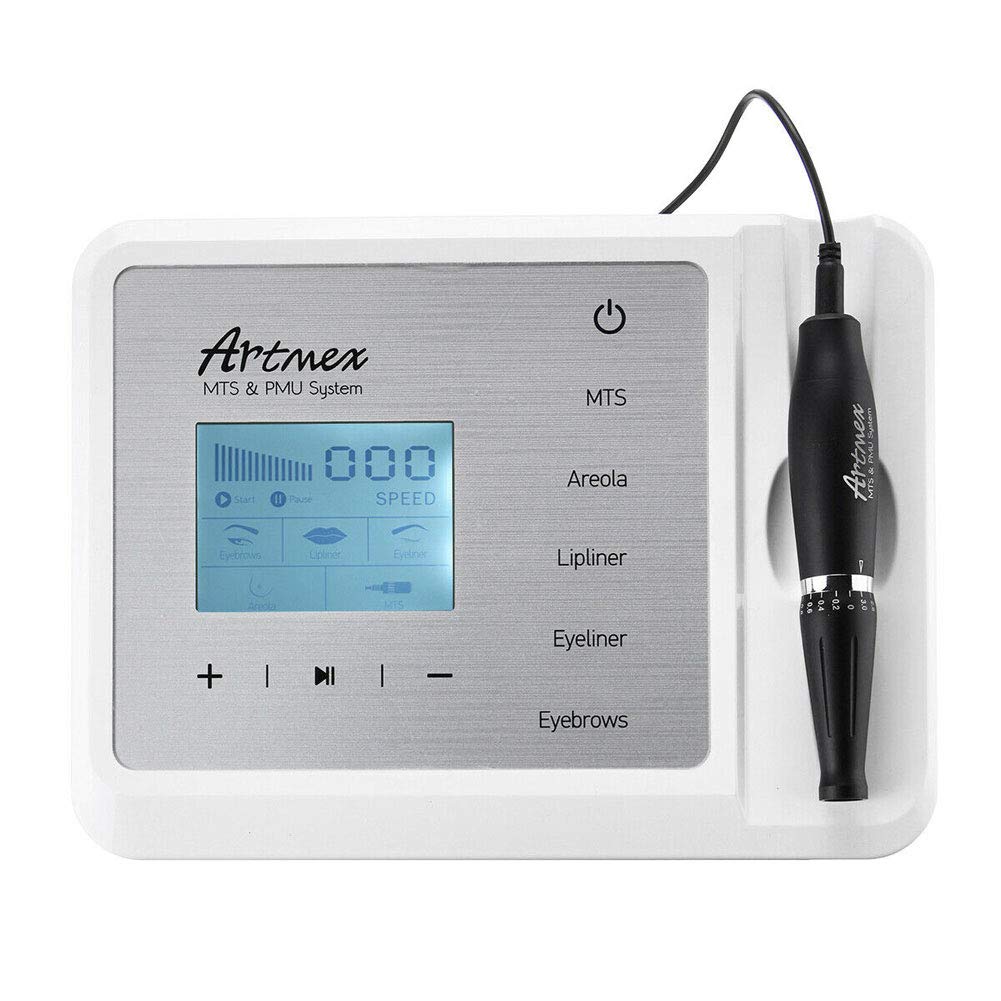 Artmex V9 Permanent Makeup Tattoo Machine - Professional Rotary Pen for Eyebrows & Lips - MTS PMU System - Ideal for Tattoo Artists & Beauty Salons