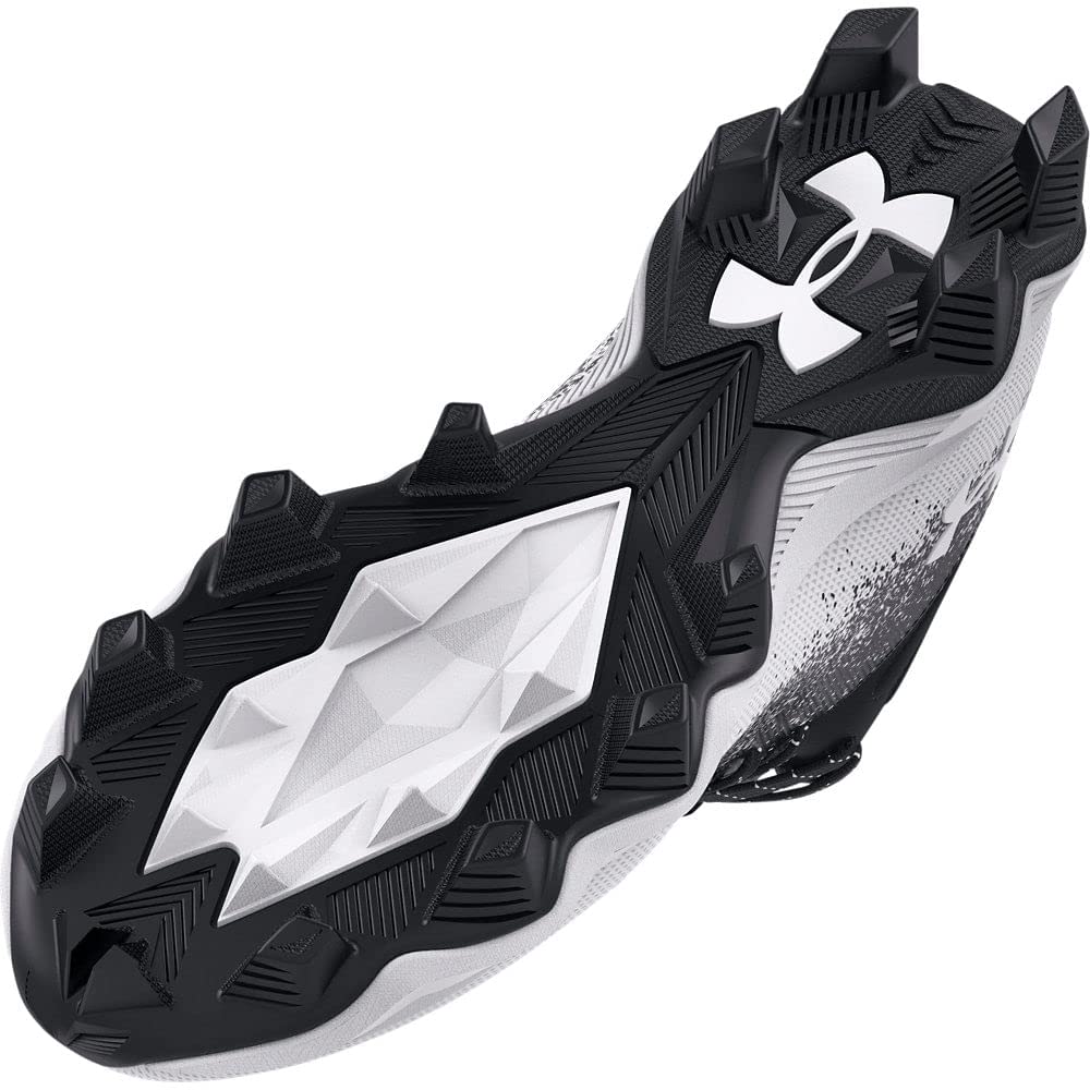 Under Armour Spotlight RM Molded Football Cleats - Black | Lightweight & Durable for Football, Soccer & Training | Perfect for Turf & Field Sports