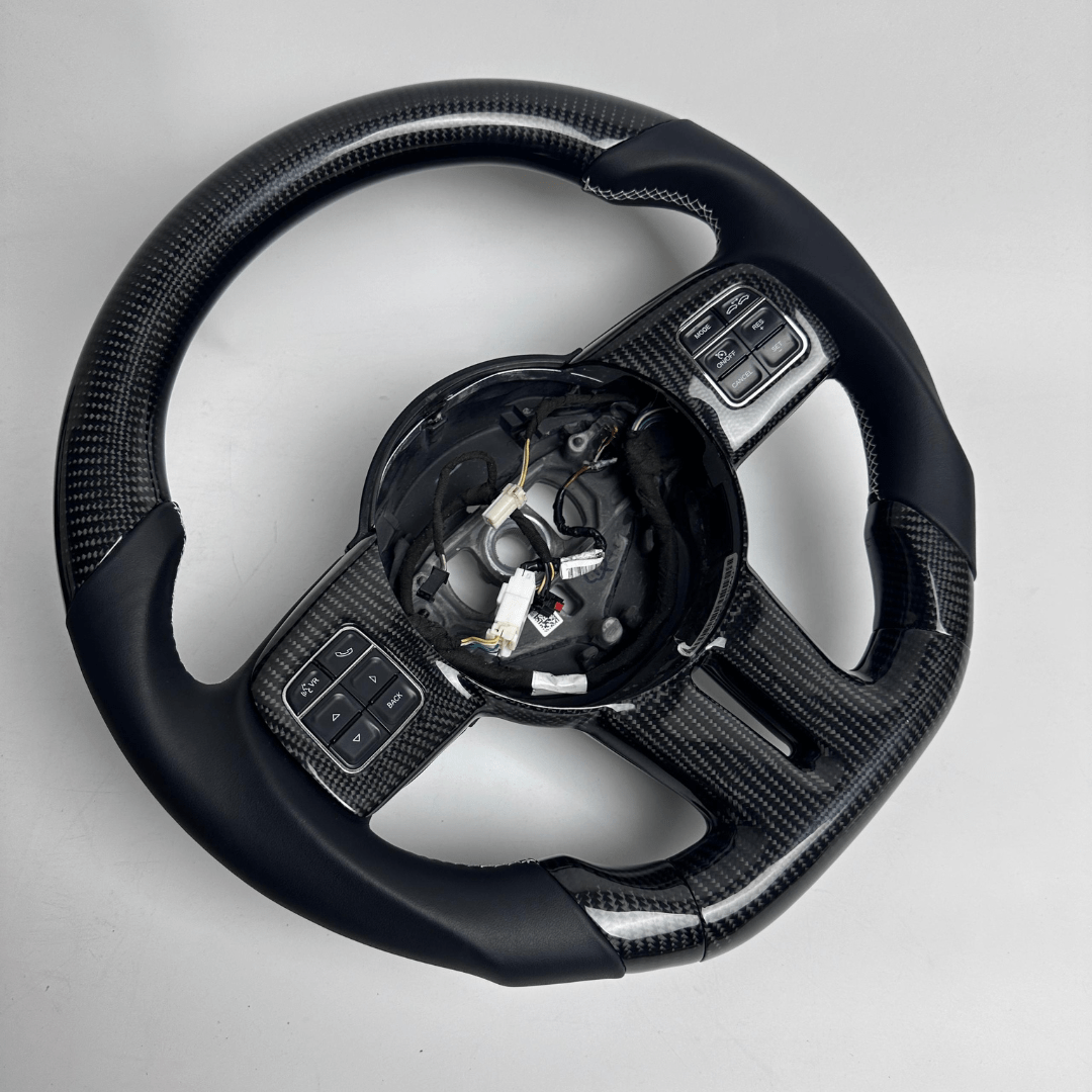 2010-2014 Dodge SRT Charger & Challenger Custom Carbon Fiber Steering Wheel - Performance Upgrade for Racing & Street Driving