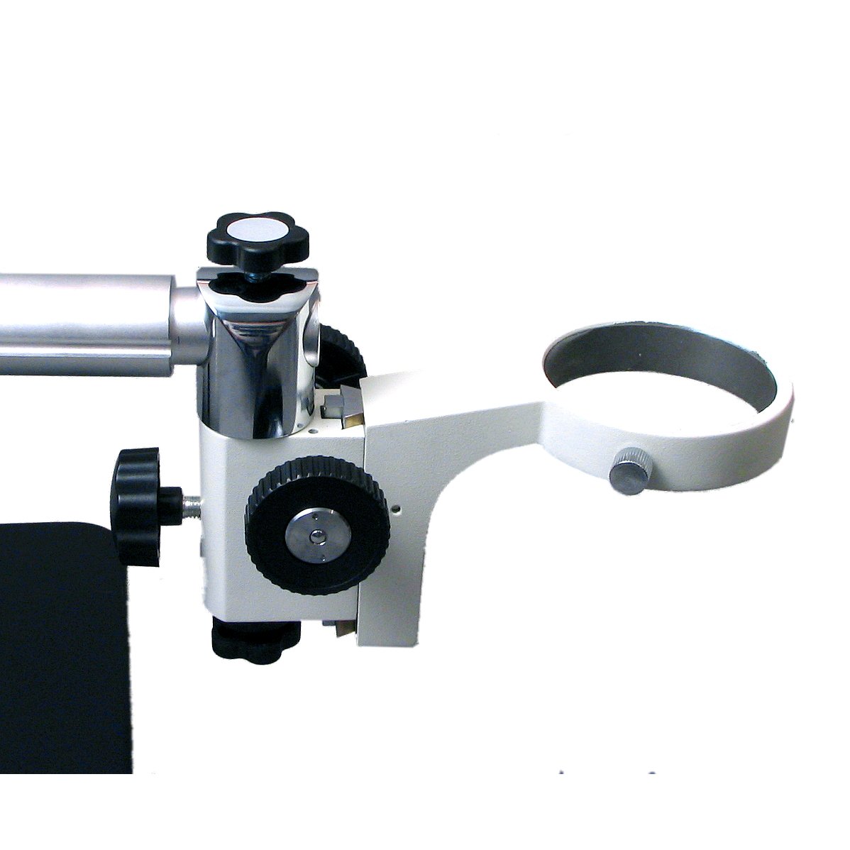 OMAX Adjustable Boom Stand for Stereo Microscopes - Heavy Duty Microscope Arm with Clamp Base | Perfect for Lab Research, Jewelry Making & Electronics Repair