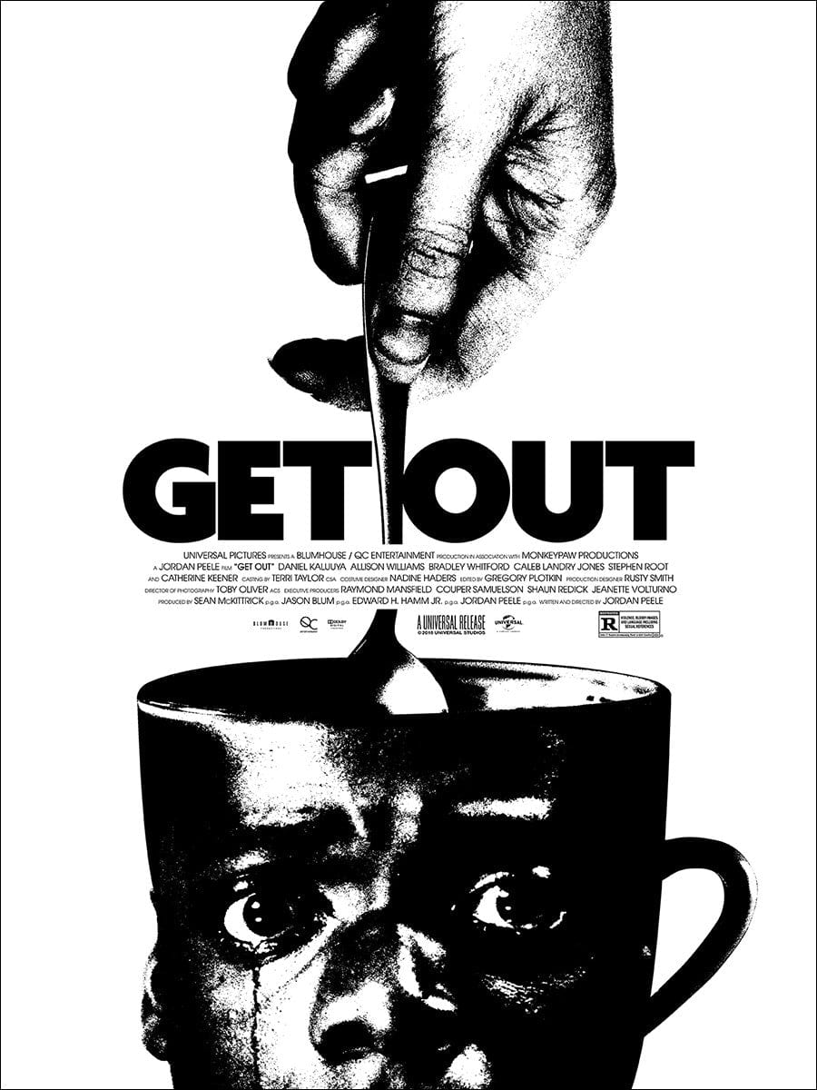 Get Out Movie Poster - High Quality Horror Film Wall Art - Perfect for Home Theater, Bedroom & Office Decor