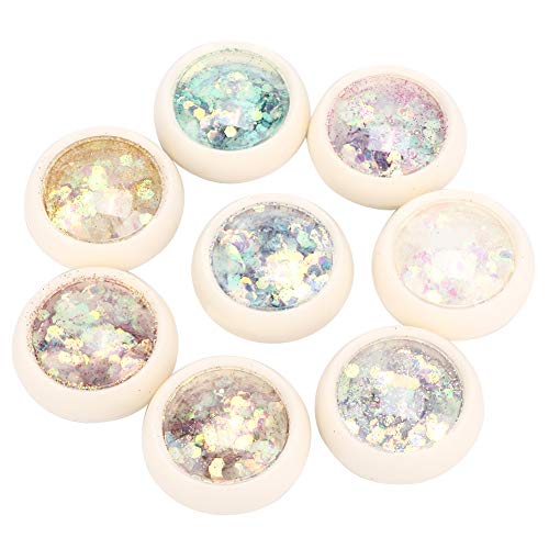 Shiny Nail Sequins for Nail Art - DIY Nail Decals & Decorations - Professional Salon & Home Manicure Supplies - Perfect for Parties, Weddings & Special Occasions