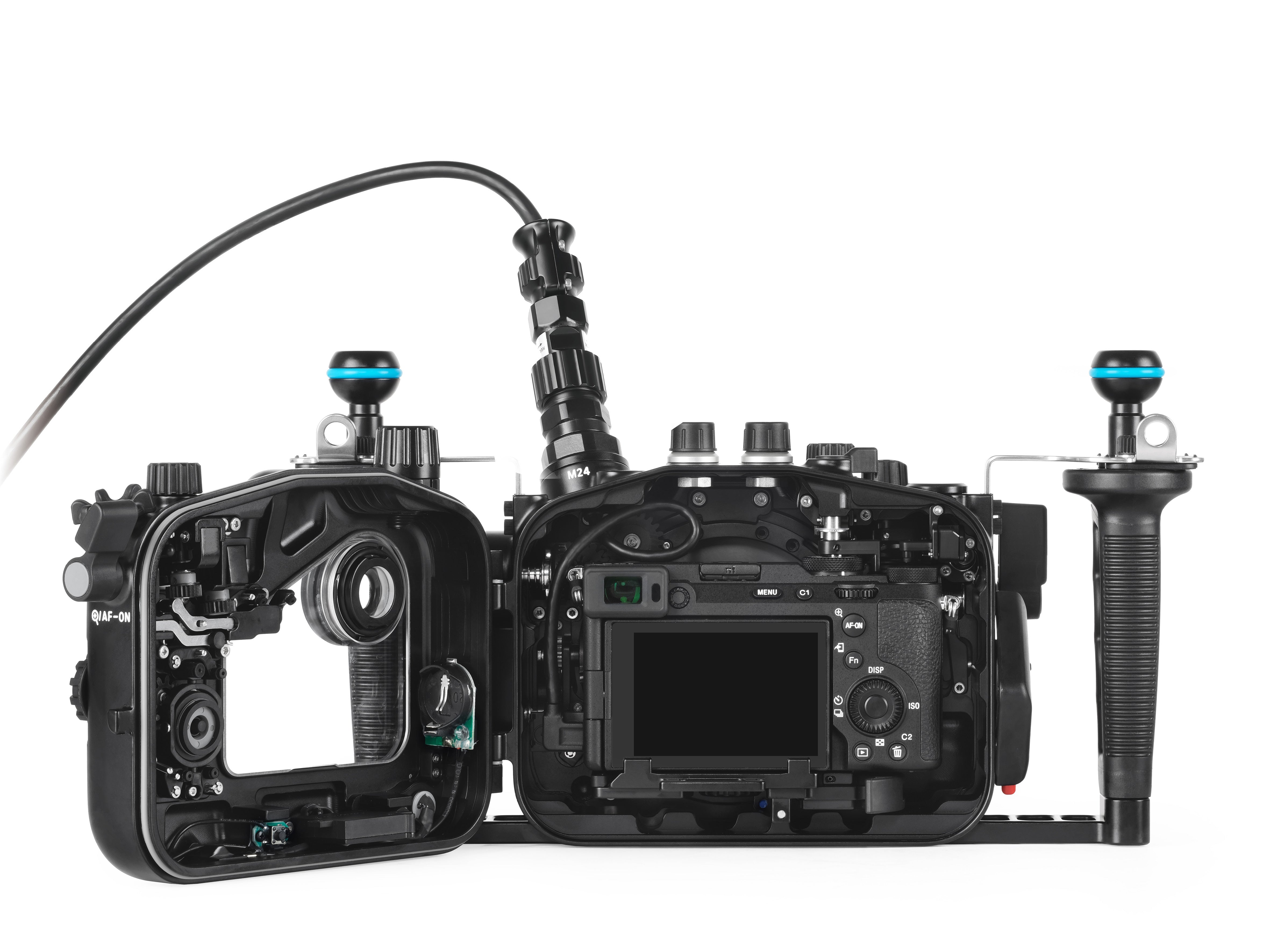 Waterproof Underwater Housing Case for Sony A7CII & A7C R Camera - Scuba Diving, Snorkeling & Marine Photography Protection