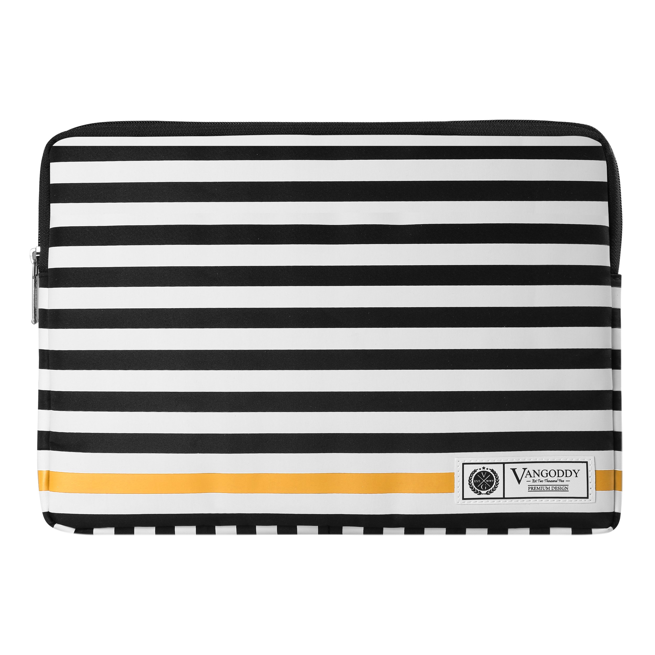 Vangoddy Luxe Collection 11.6 Inch Laptop Tablet Sleeve - Premium Protective Case for MacBook Air, iPad Pro | Slim & Lightweight Neoprene Cover with Black & White Accent Strip | Perfect for Work, Travel & School